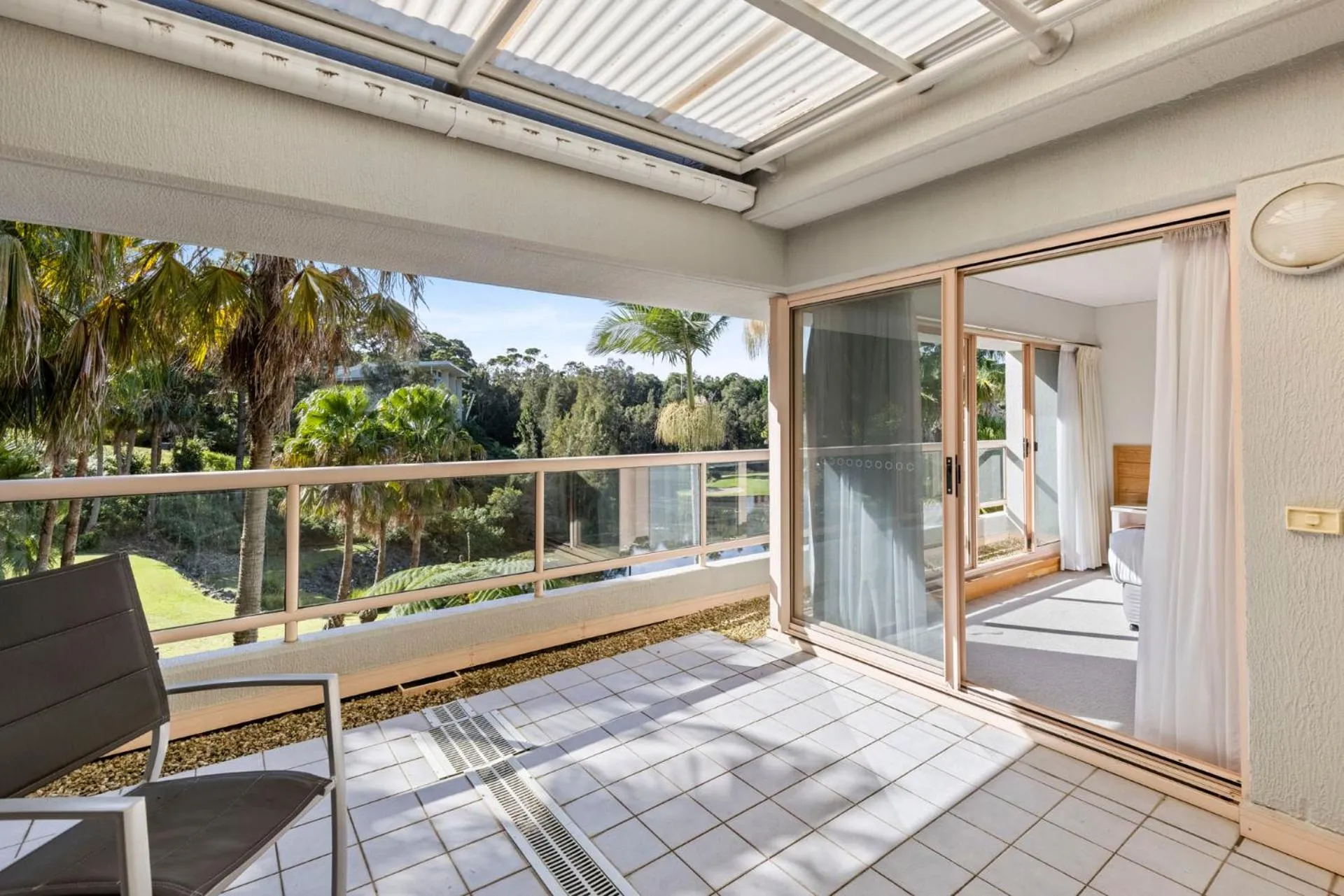 Patio in Pacific Bay Resort