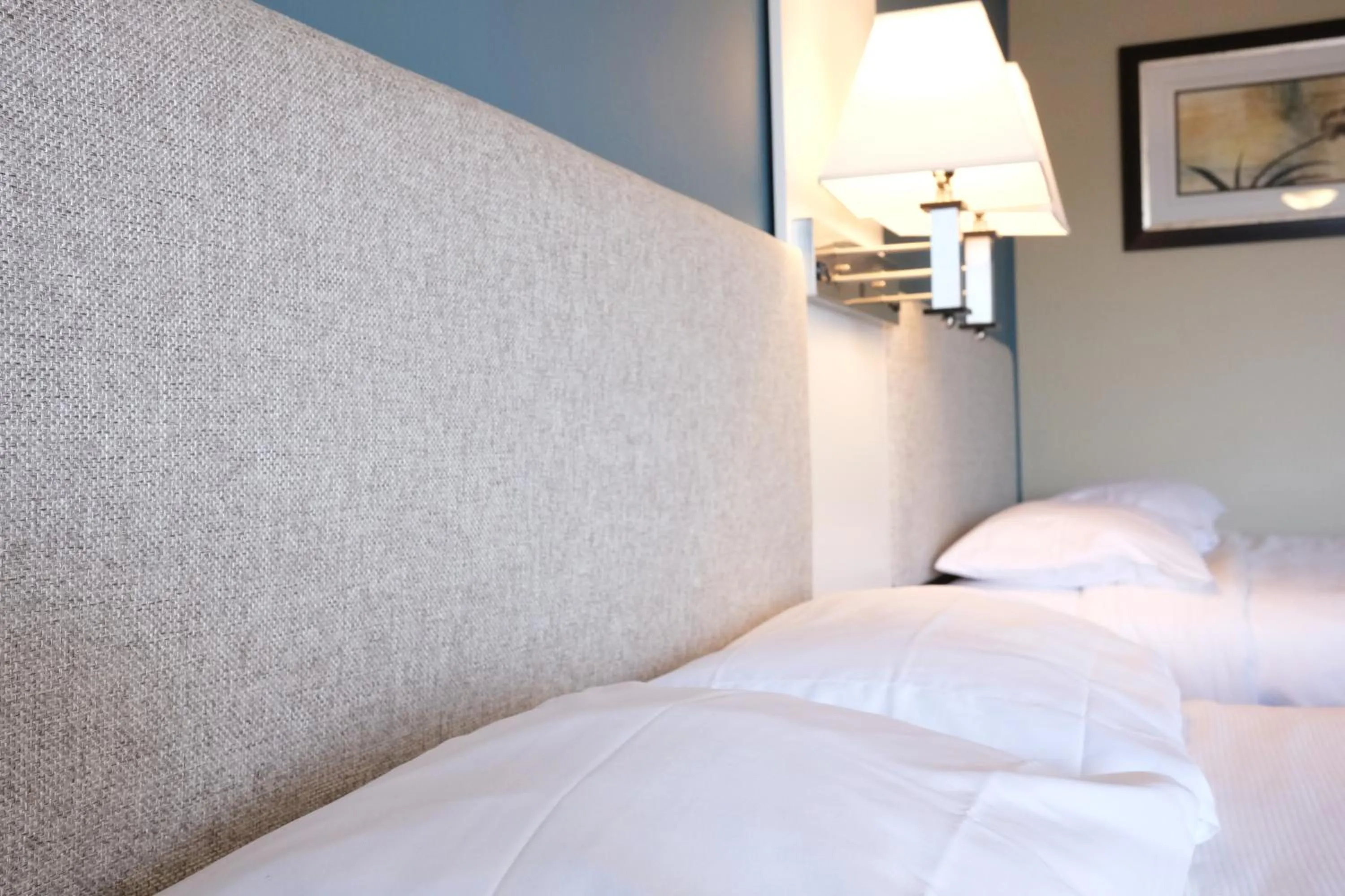 Bed in Regency Inn of Eddyville Kuttawa