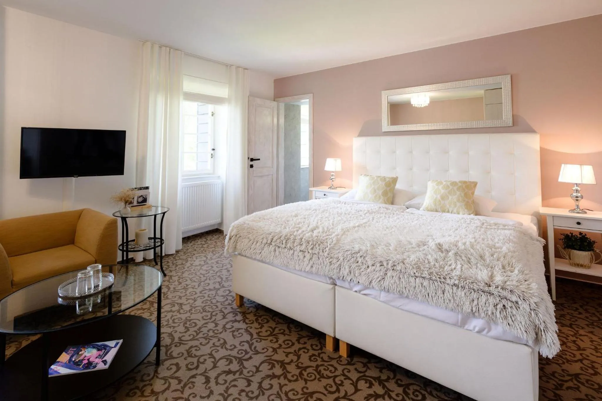 Bed in Hotel & Garden U Holubů