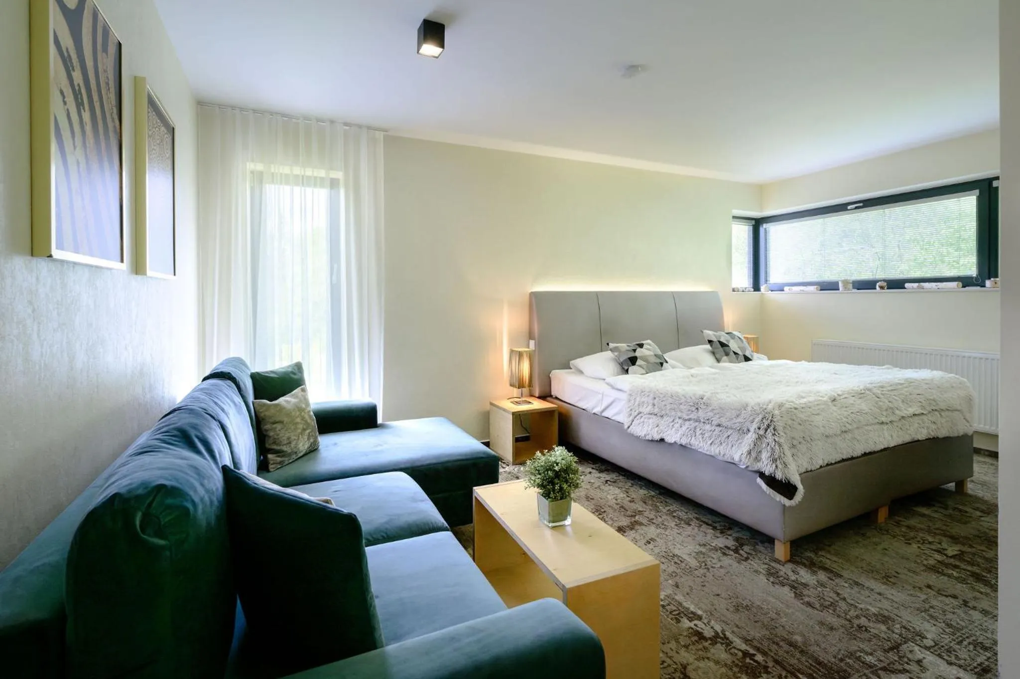 Bed in Hotel & Garden U Holubů