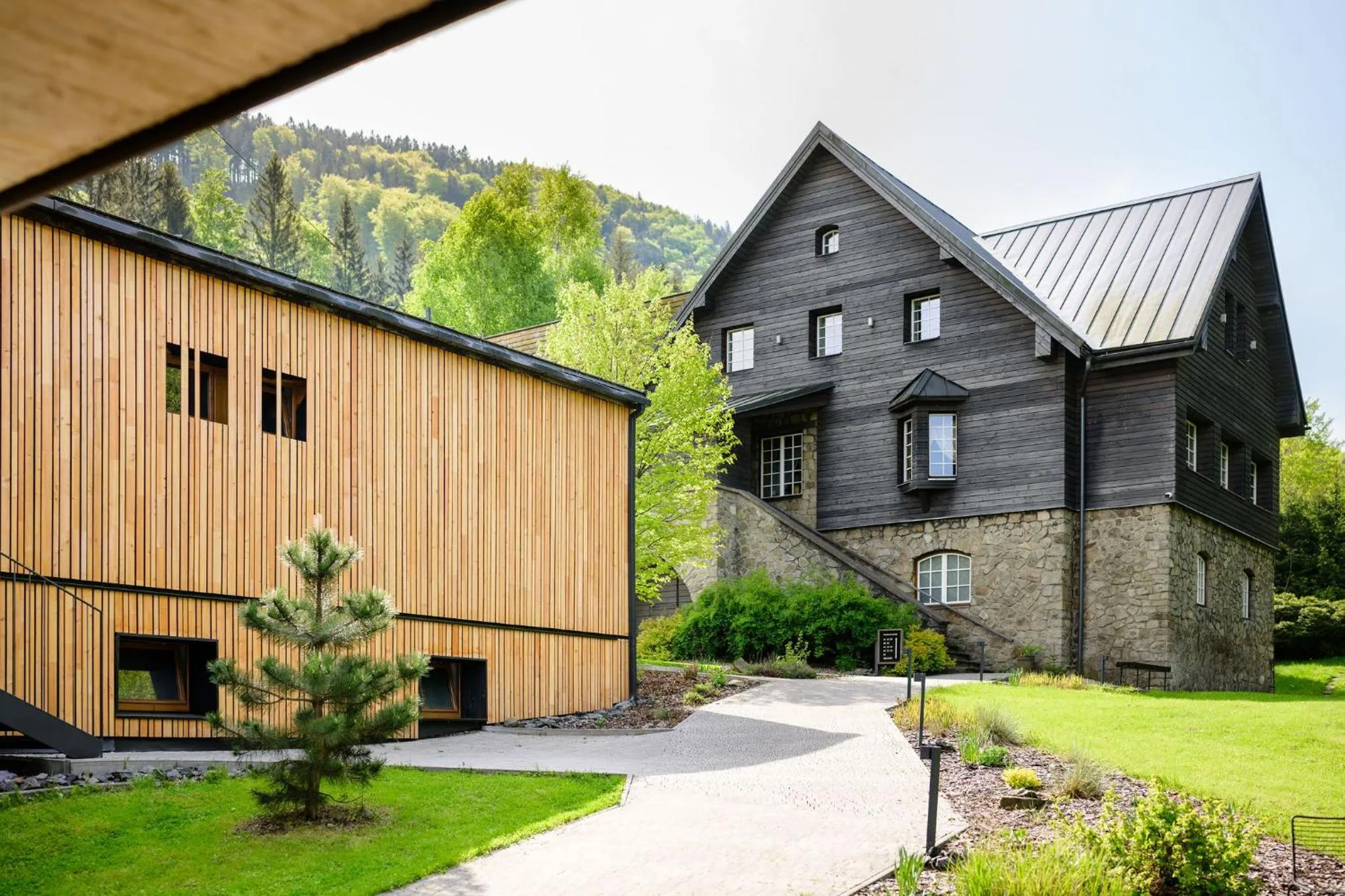 Property building in Hotel & Garden U Holubů