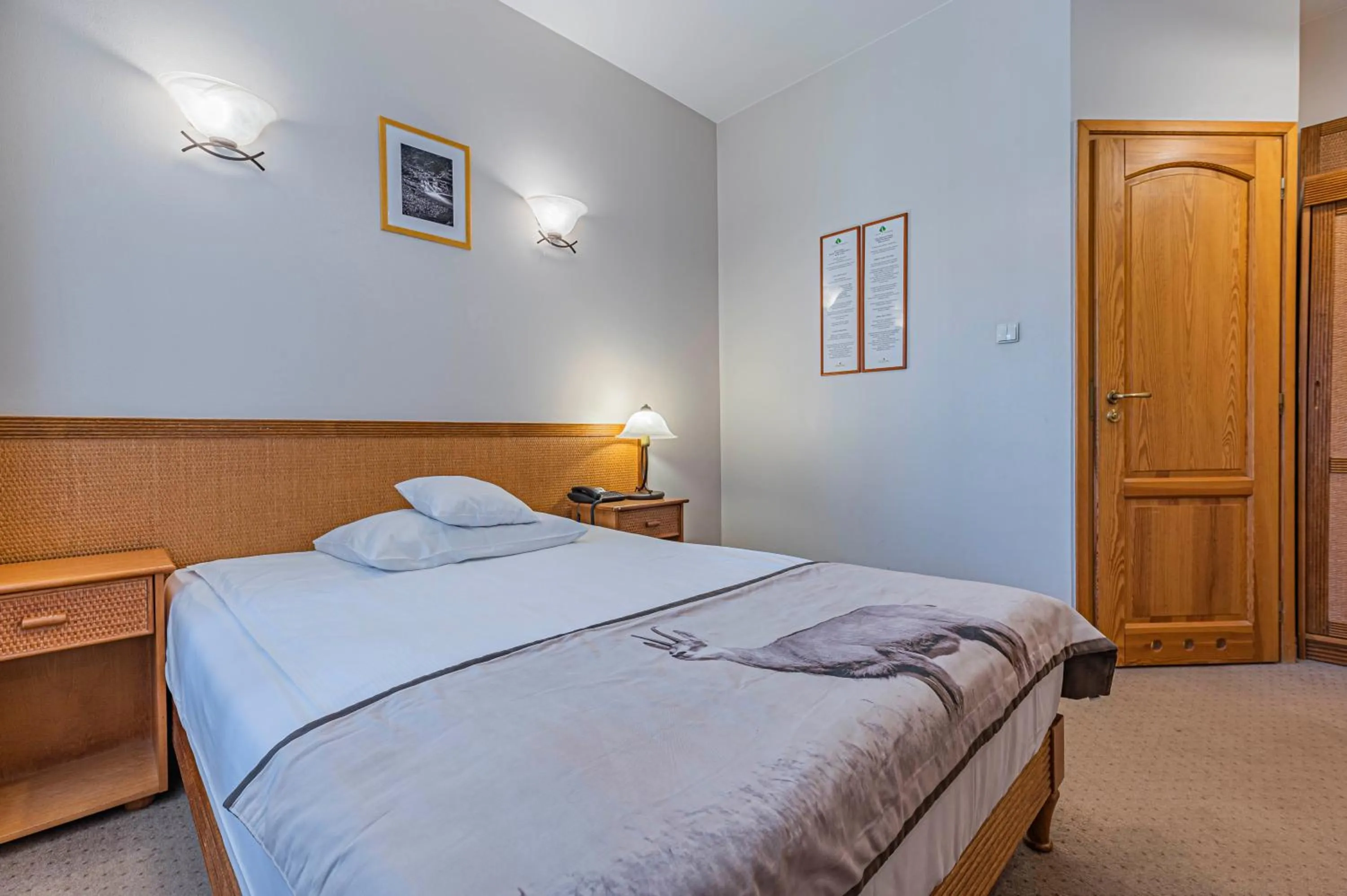 Bed in Hotel Nosalowy Dwór