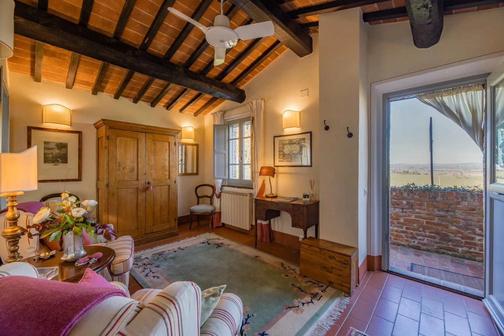 Living room in Casa Bellavista B&B