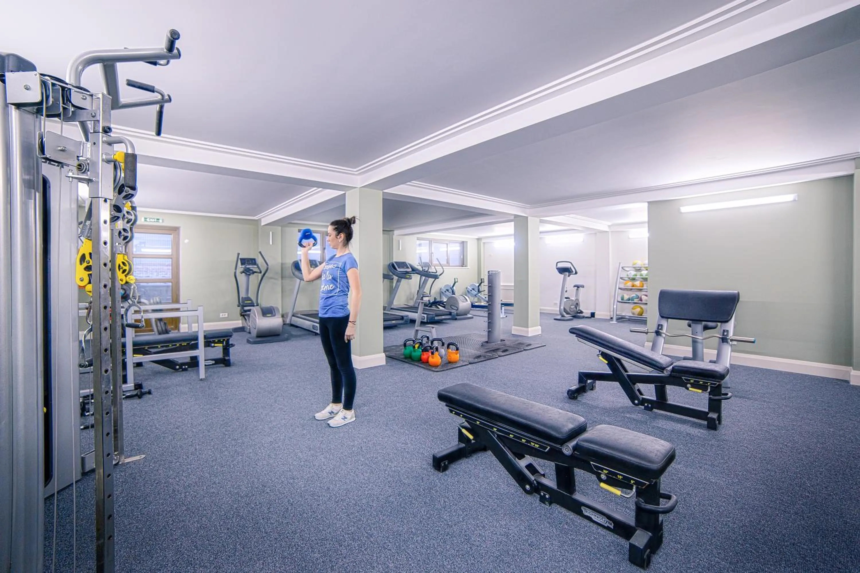 Fitness centre/facilities in The Frontier Hotel