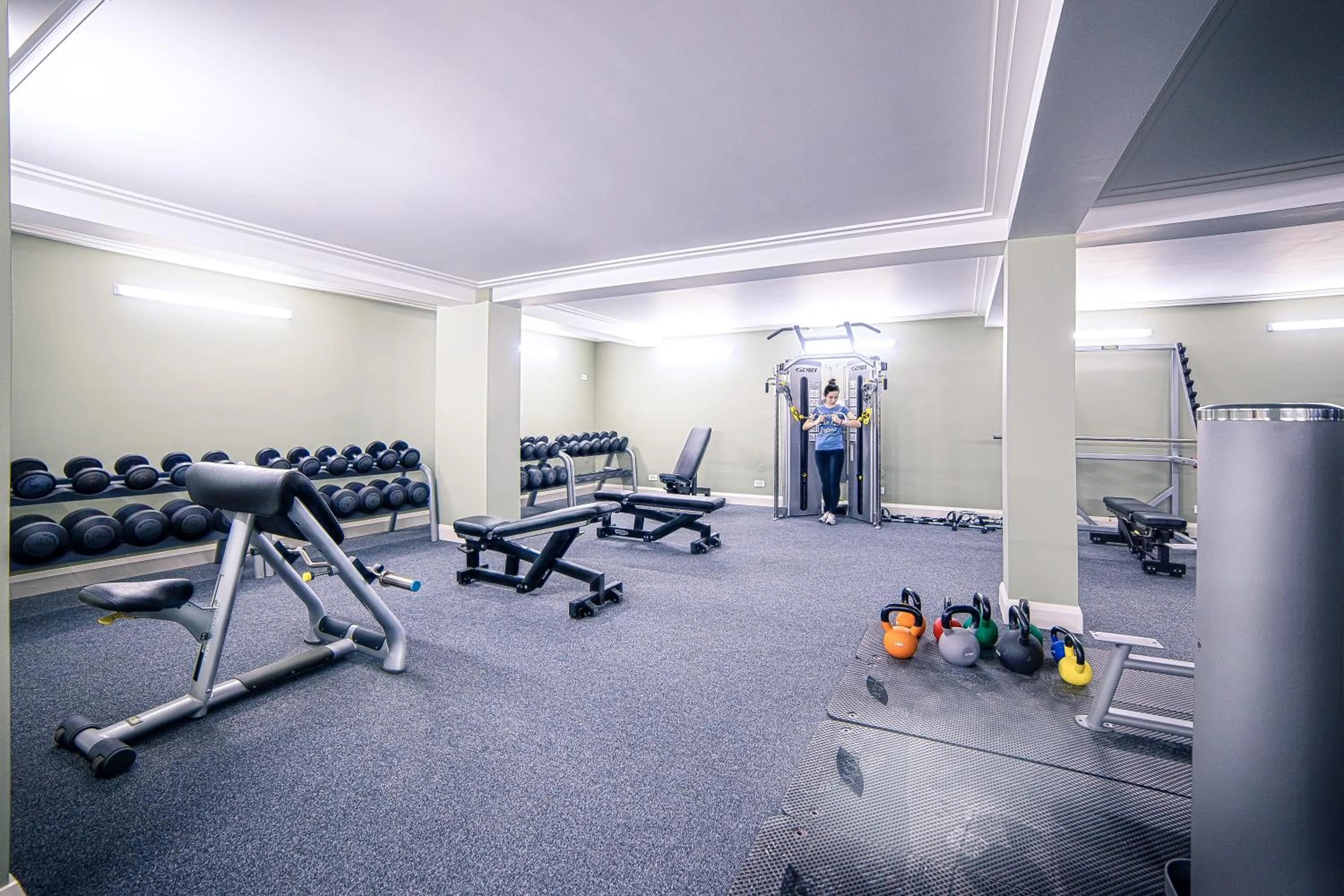 Fitness centre/facilities in The Frontier Hotel