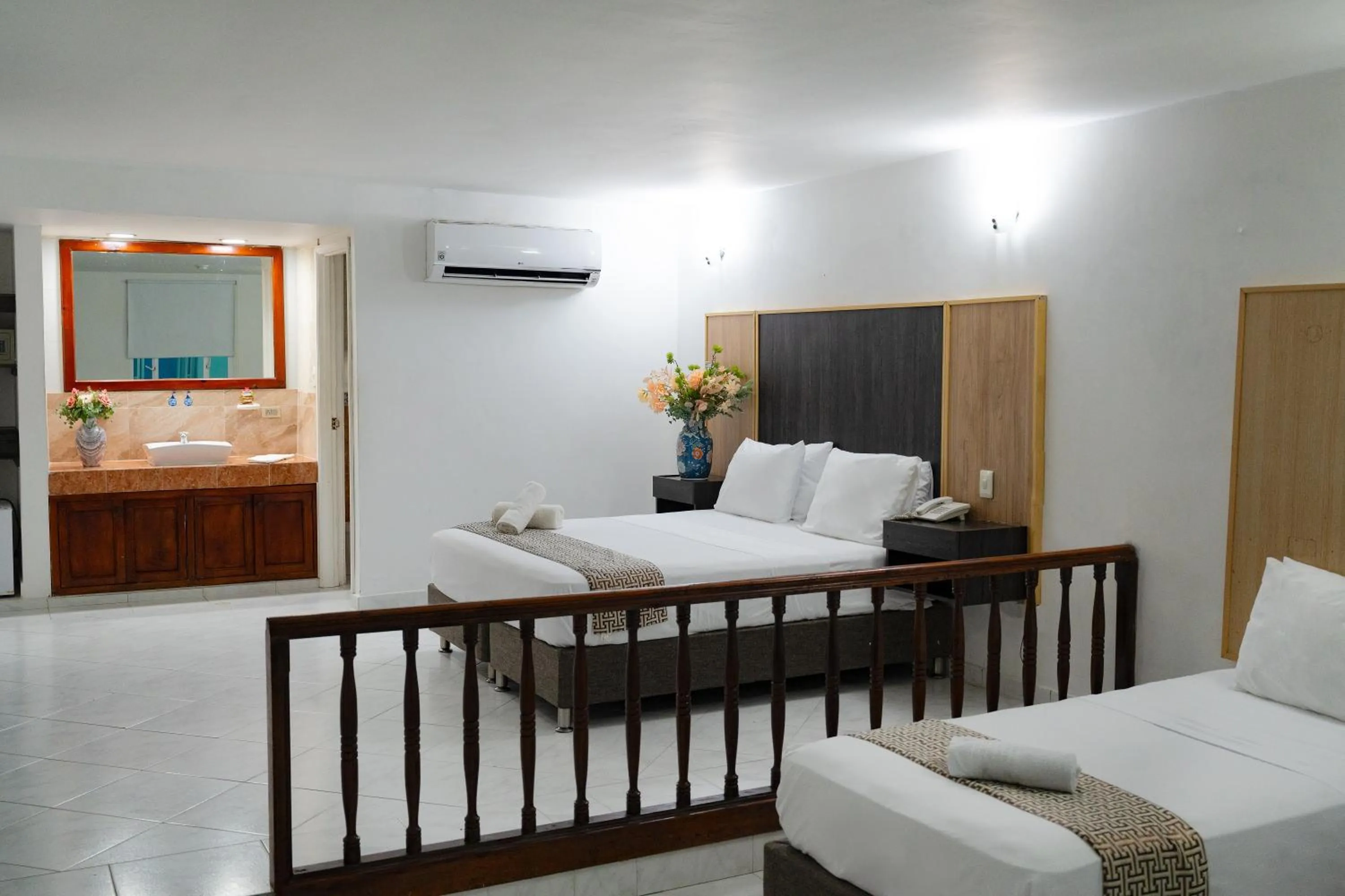 Bed in Hotel Americas San Andres Islas Colombia