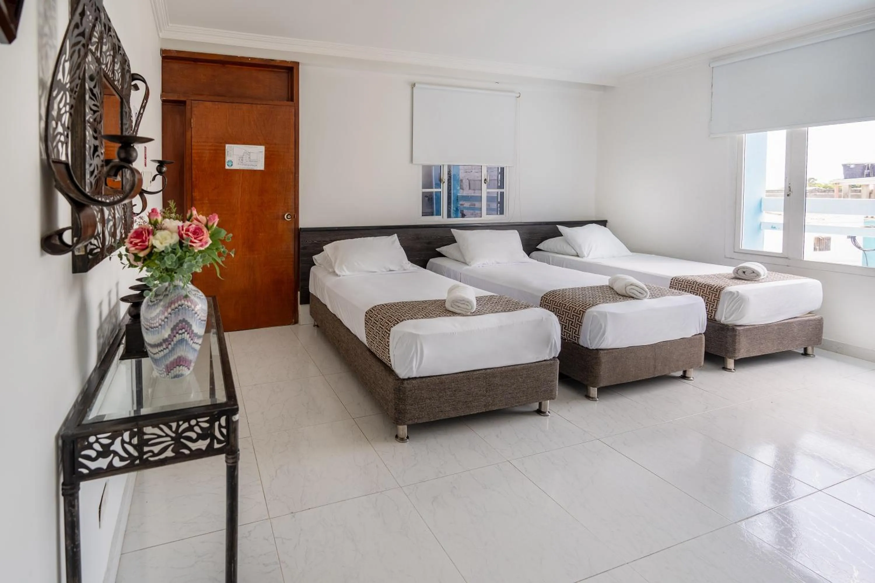 Bed in Hotel Americas San Andres Islas Colombia