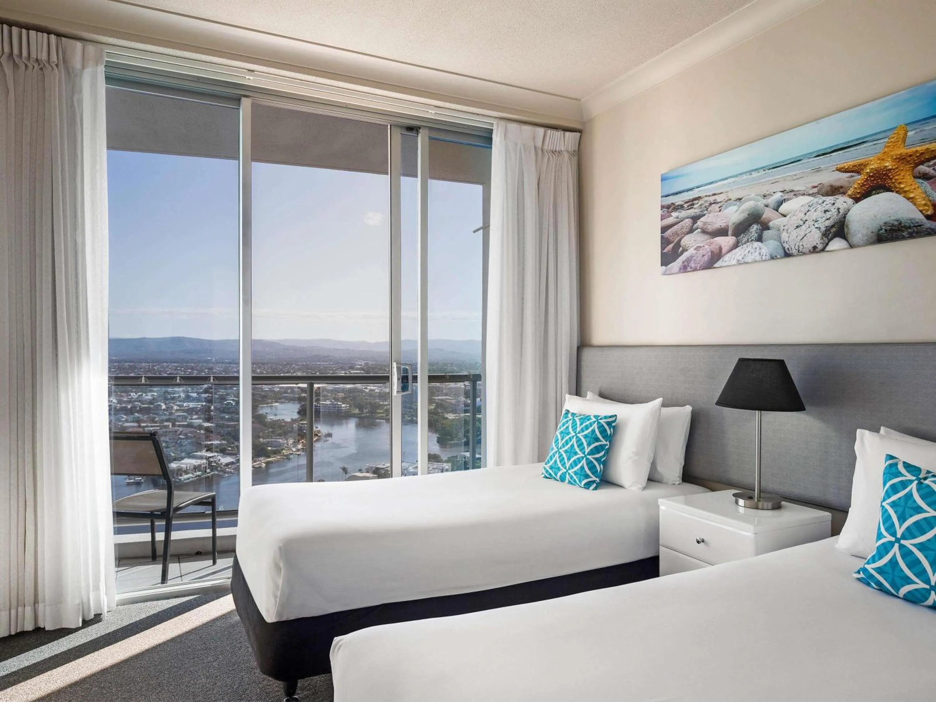 Bedroom, Bed in Mantra Towers of Chevron