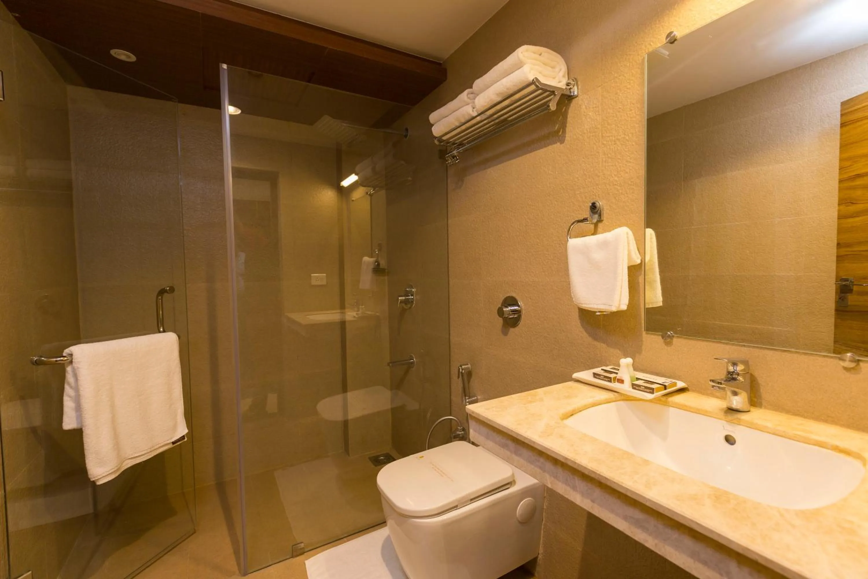 Bathroom in Grand Plaza Suites
