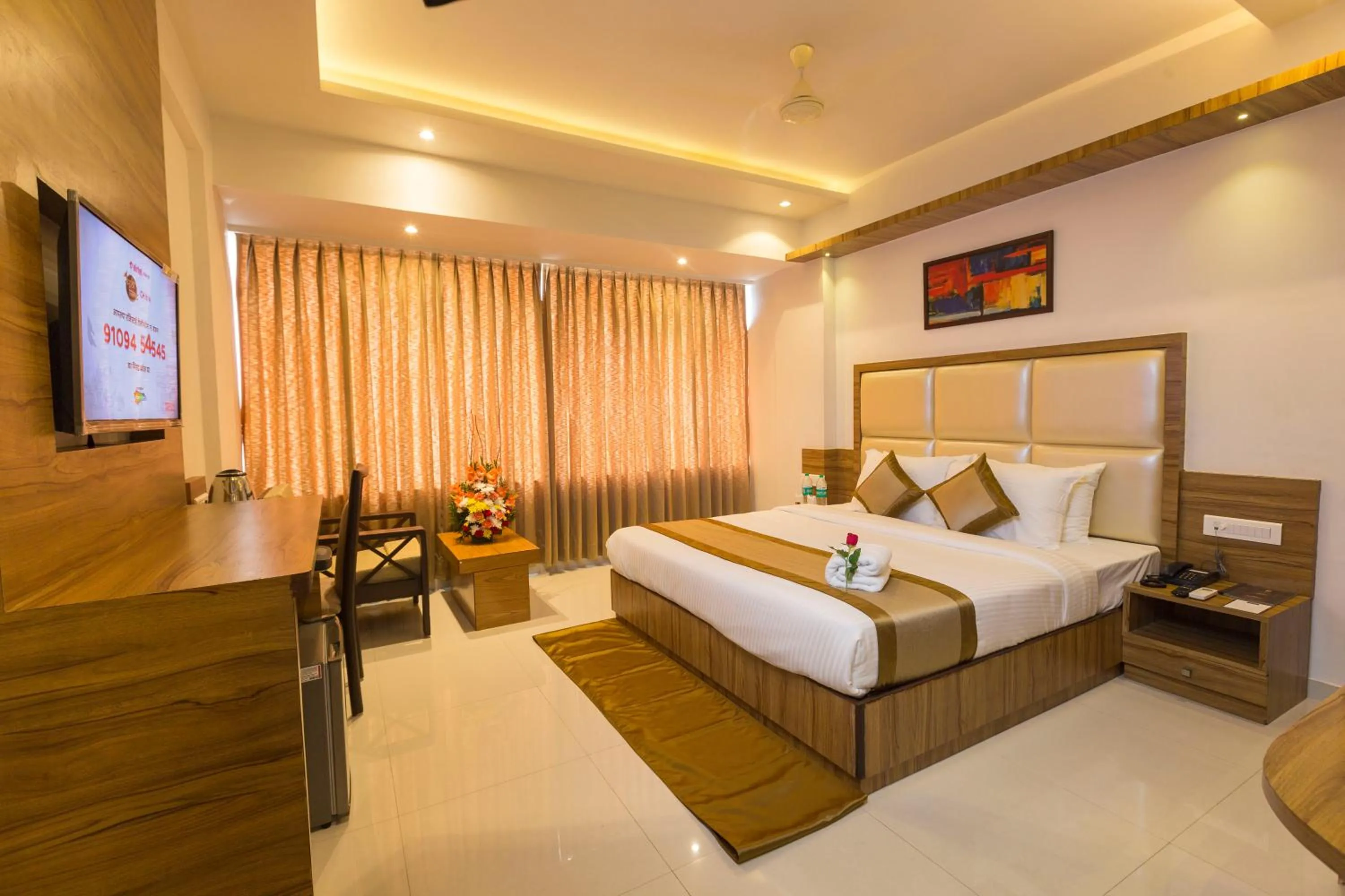 Photo of the whole room, Bed in Grand Plaza Suites