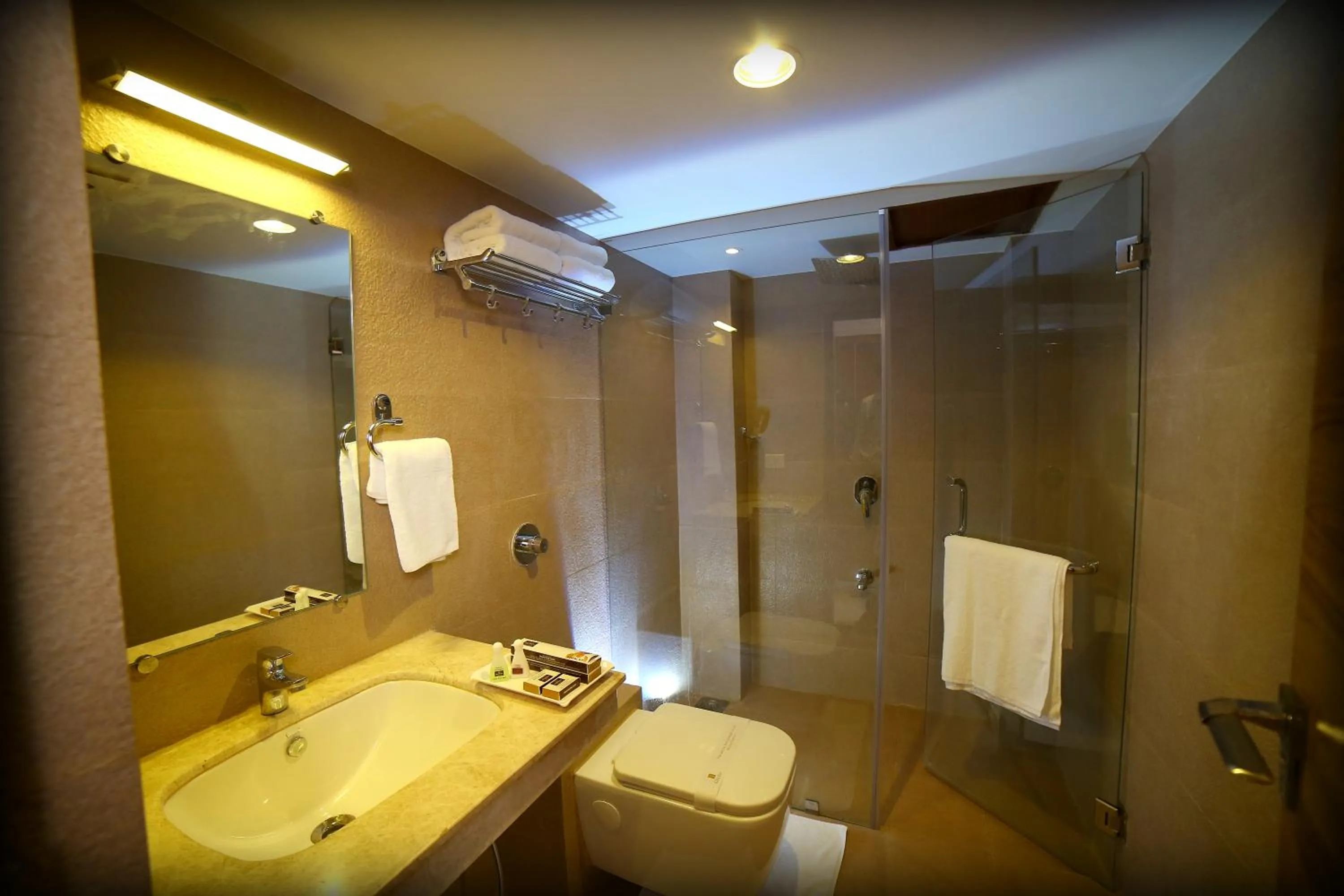 Bathroom in Grand Plaza Suites