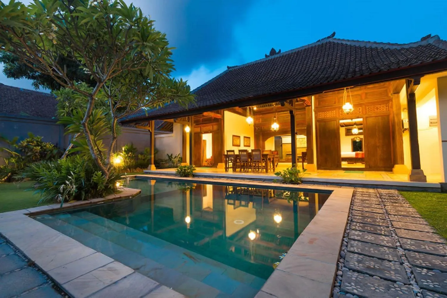 Living room in Bali Royal Heritage Villas