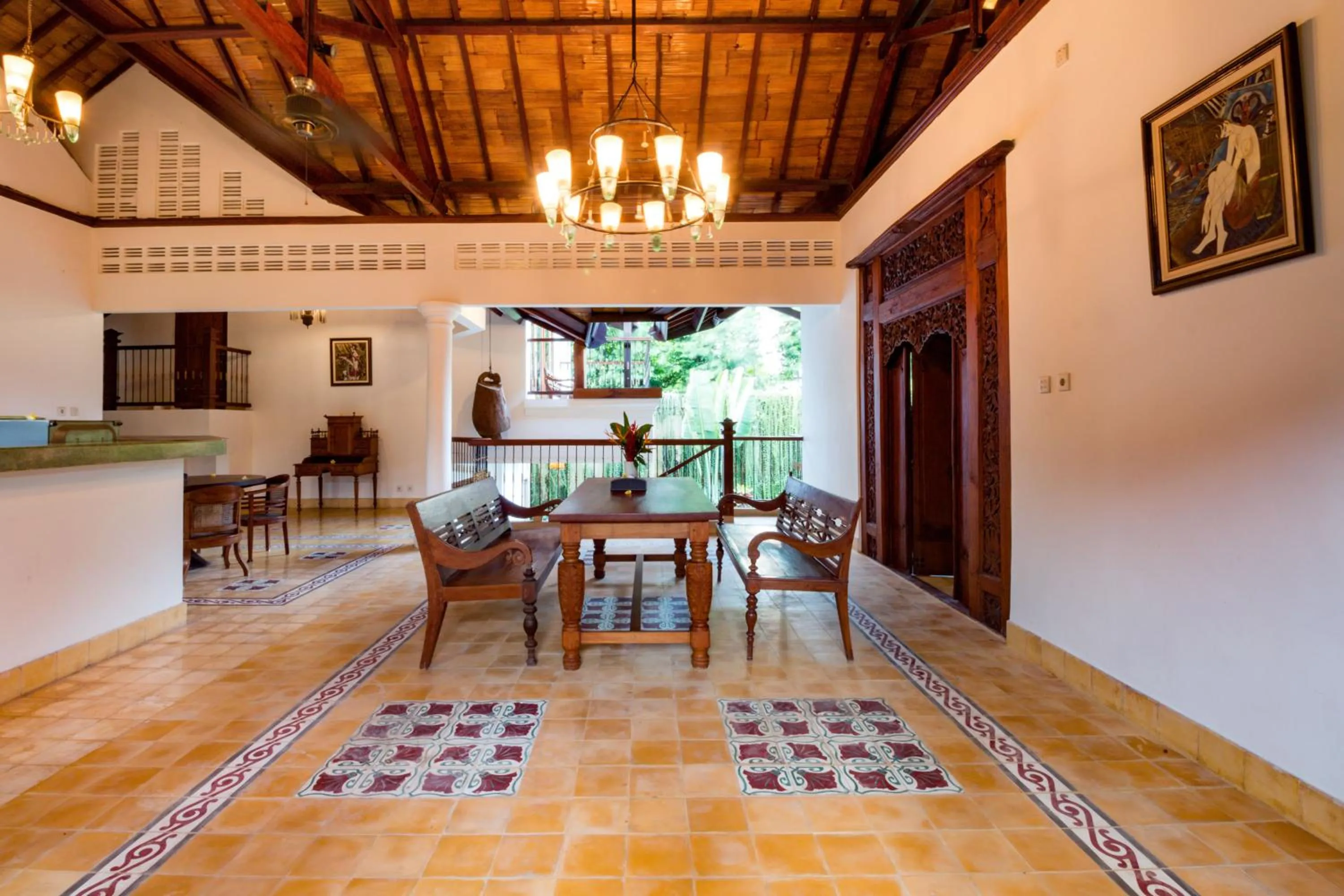 Living room in Bali Royal Heritage Villas