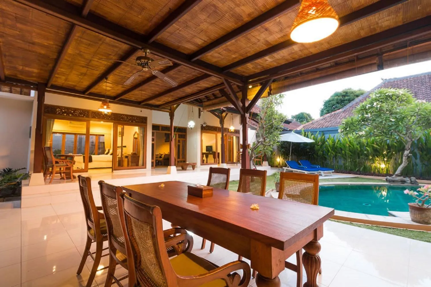 Dining area in Bali Royal Heritage Villas