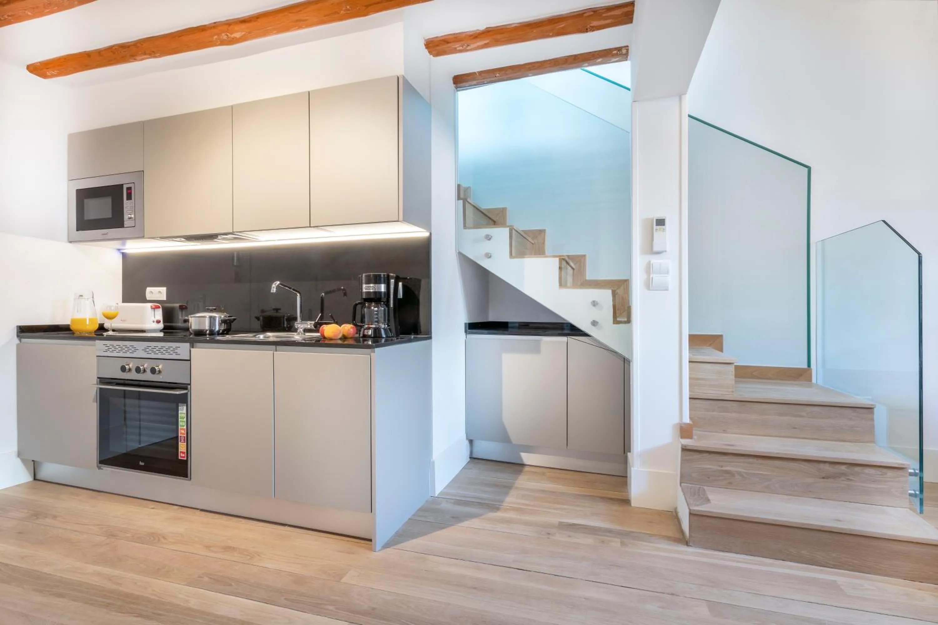 Kitchen or kitchenette in Slow Suites Chueca