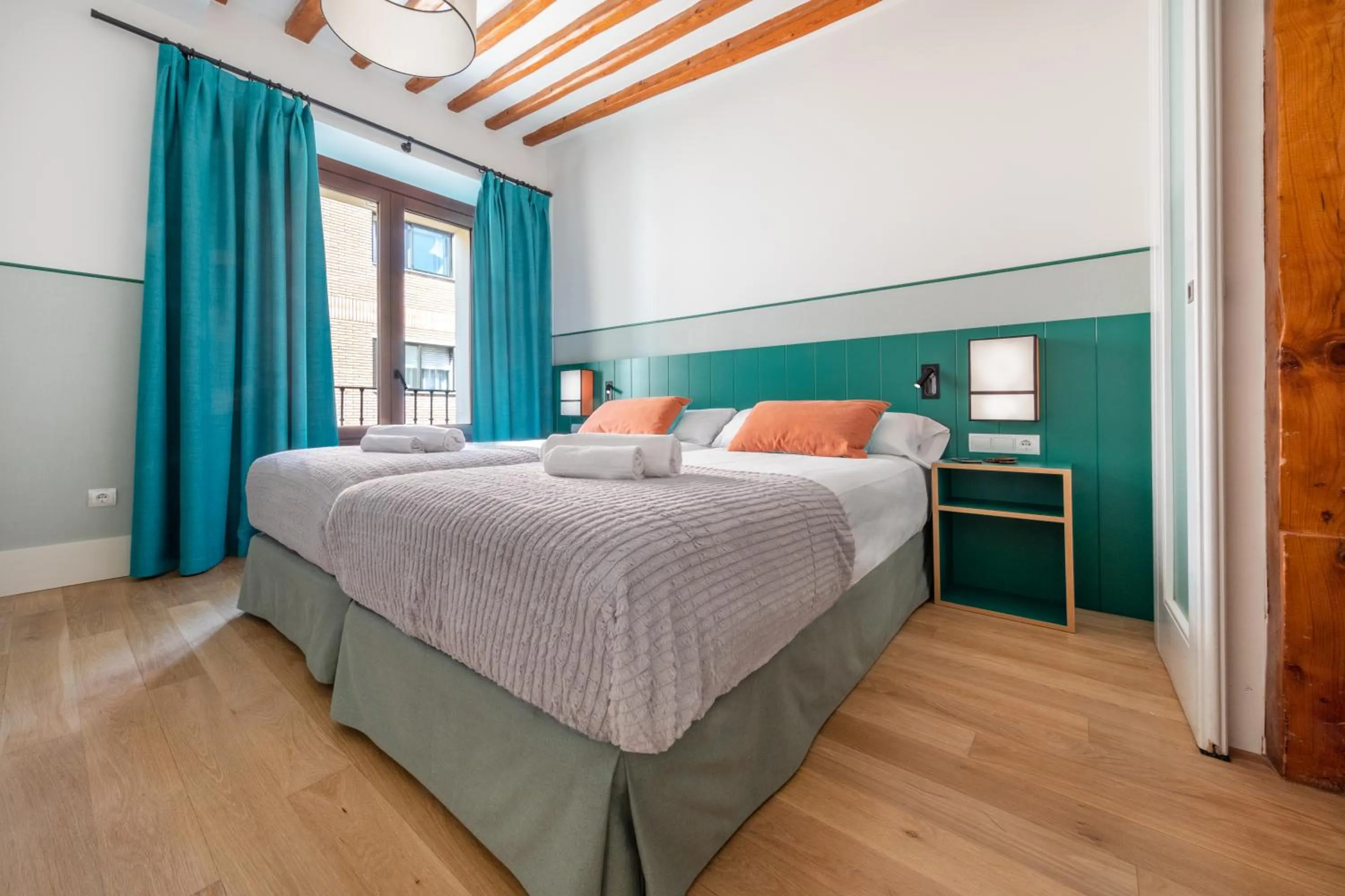 Bedroom, Bed in Slow Suites Chueca