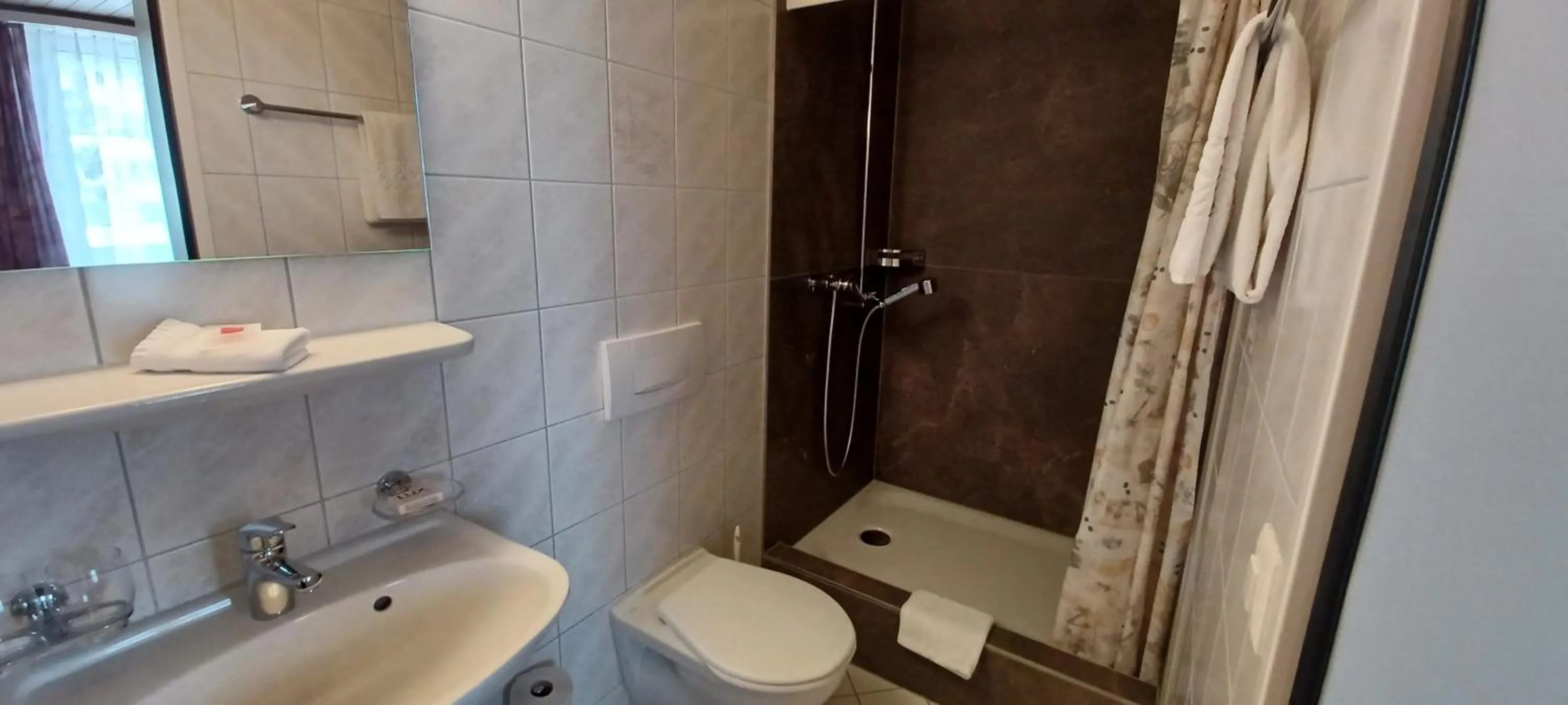 Bathroom in Hotel / Restaurant Post