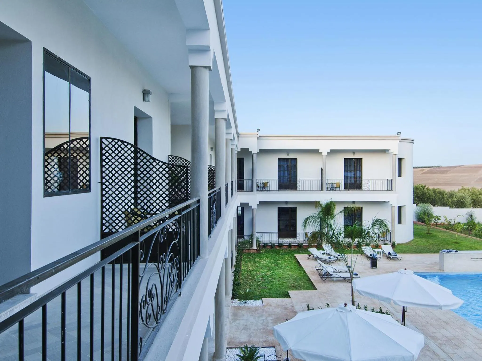 Facade/entrance in Villa Agapanthe