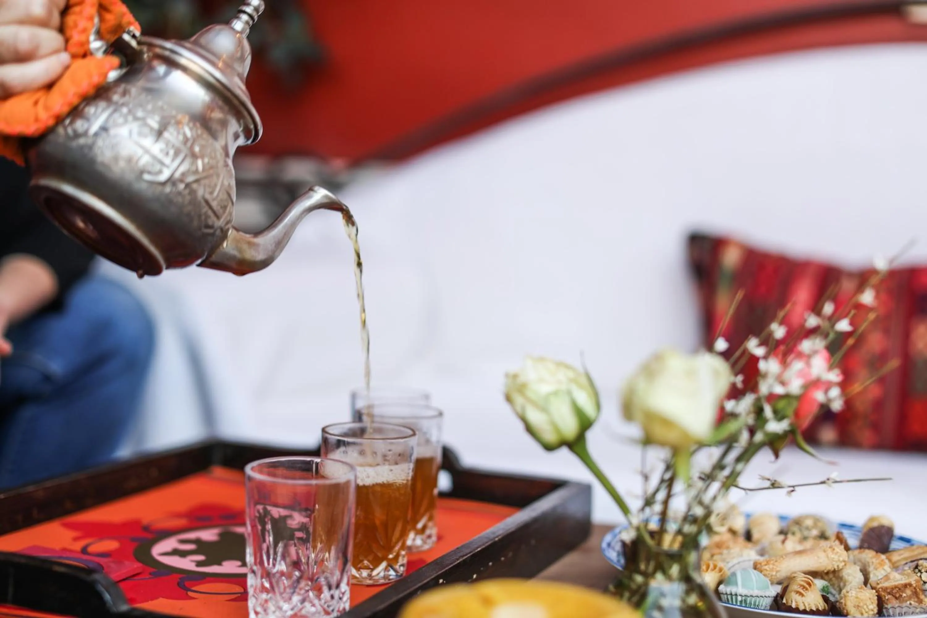 Lounge or bar in Riad Marhbabikoum