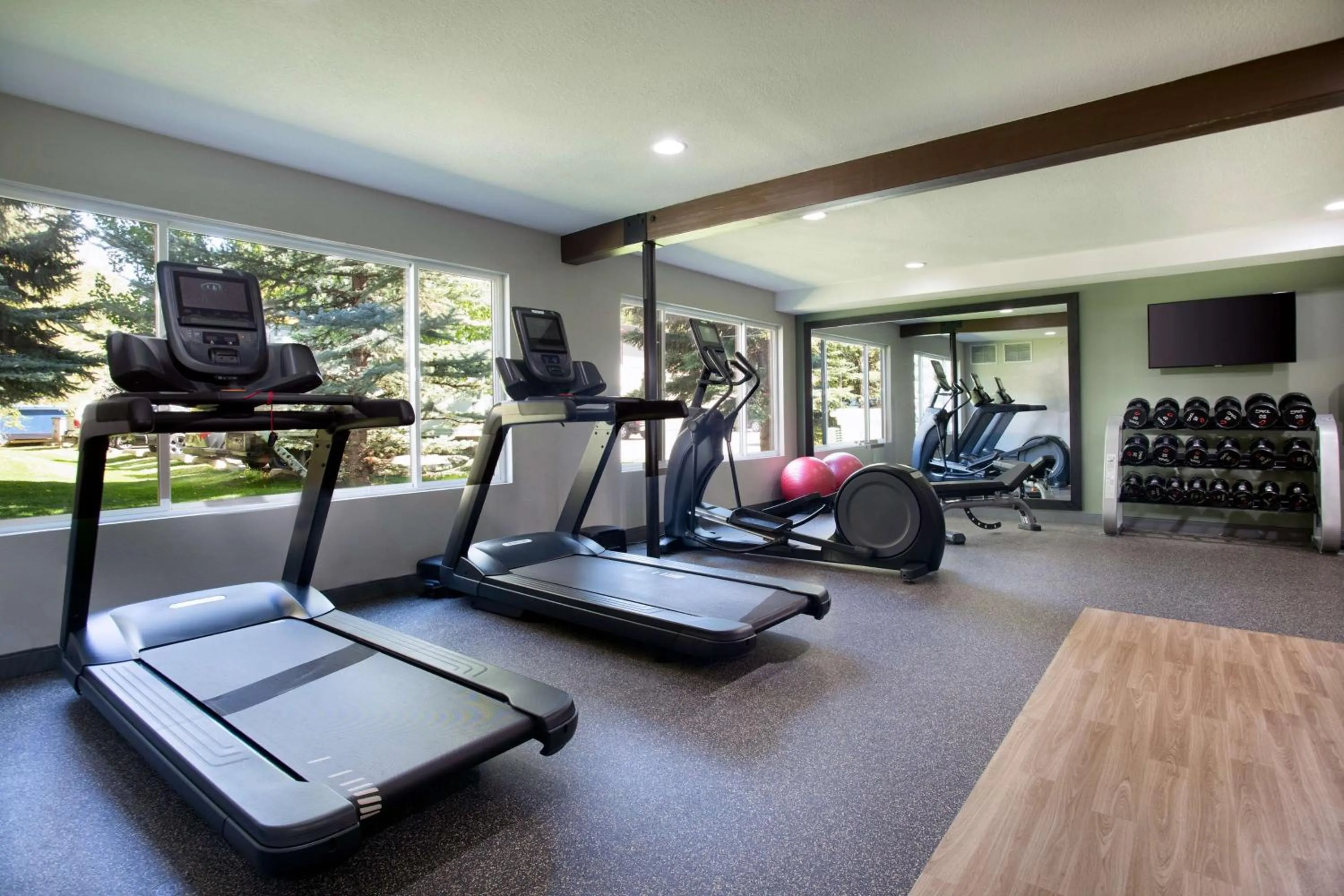 Fitness centre/facilities in Hampton Inn Jackson Hole