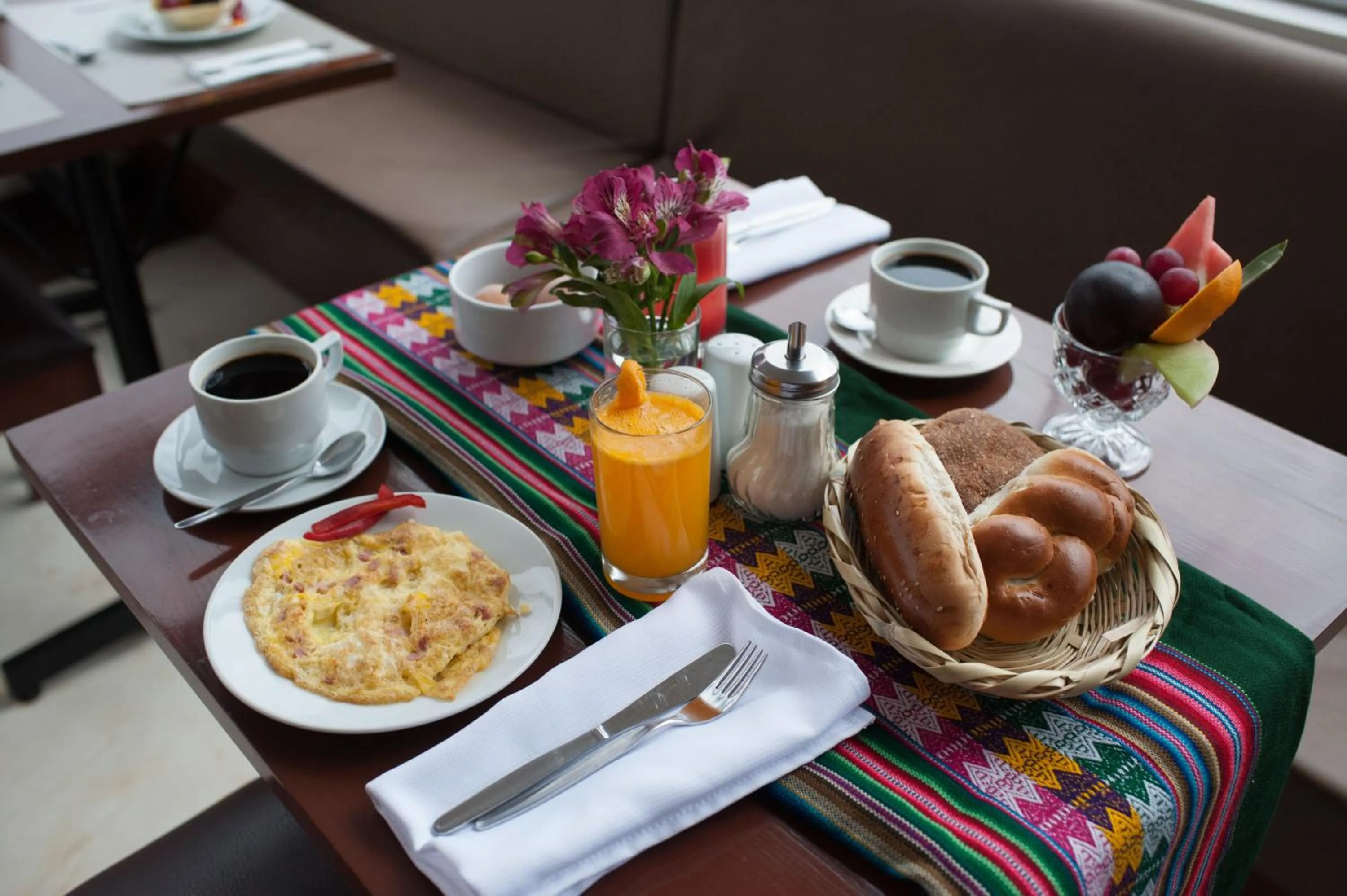 Breakfast in Royal Inn Cusco Hotel
