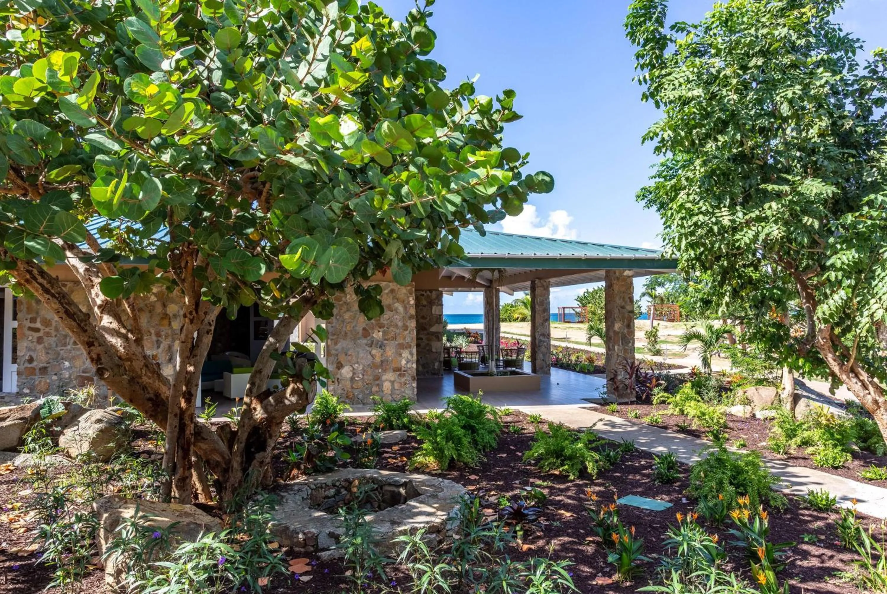 Property building in Wyndham Tortola BVI Lambert Beach Resort