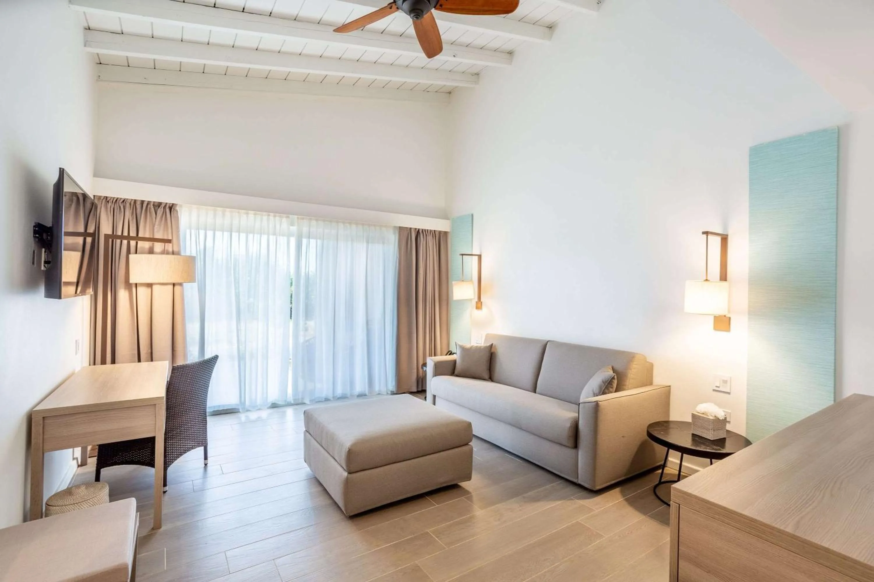 Photo of the whole room in Wyndham Tortola BVI Lambert Beach Resort