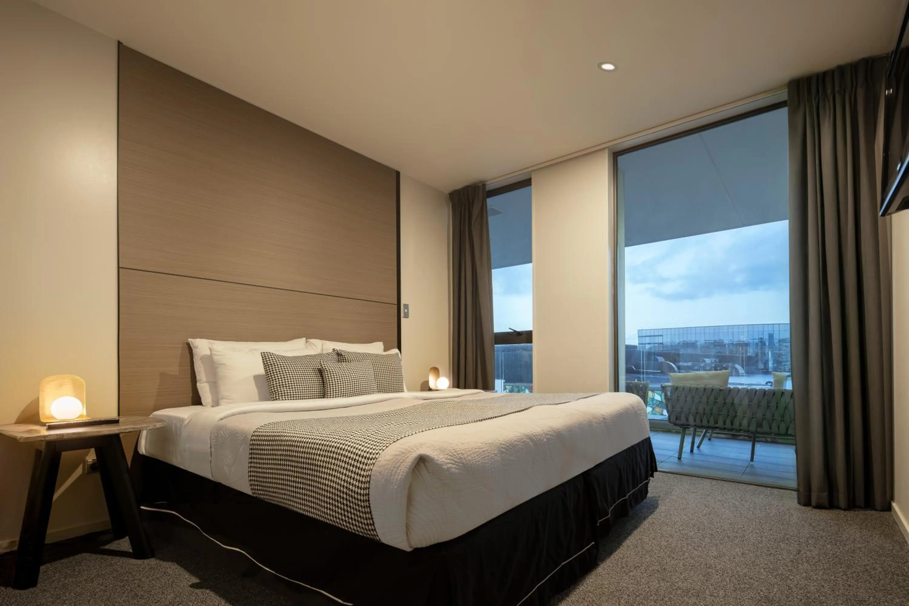 Bed in Quest on Hobson Serviced Apartments