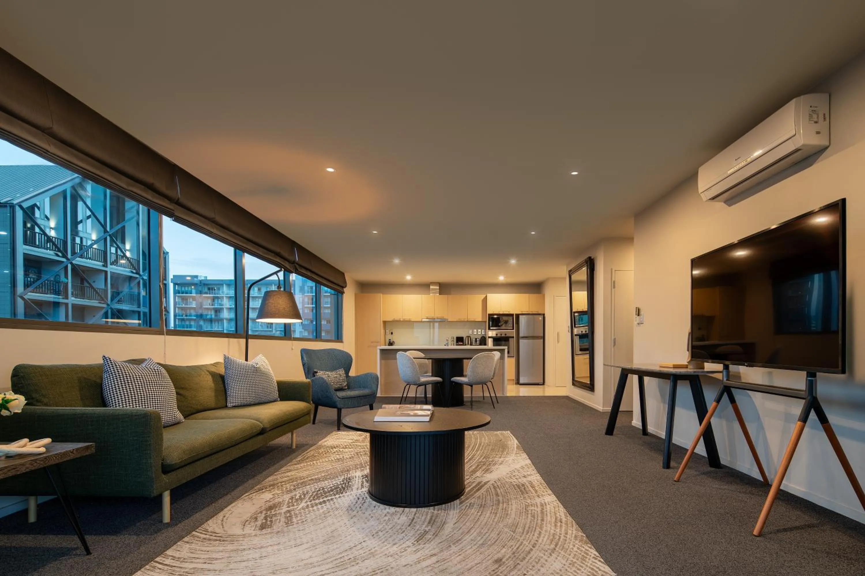 Communal lounge/ TV room in Quest on Hobson Serviced Apartments