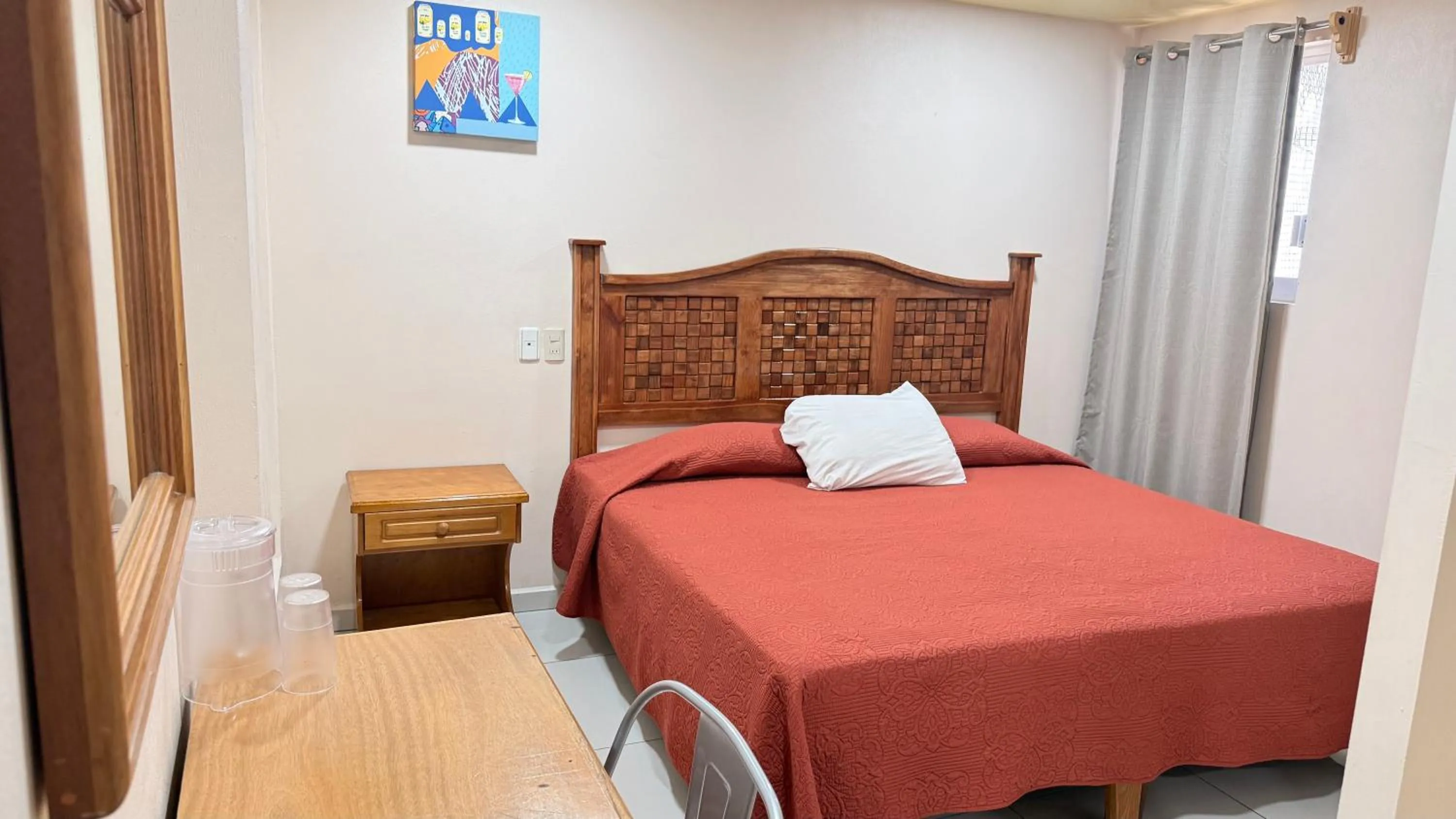 Bed in Hotel Sol del Pacifico