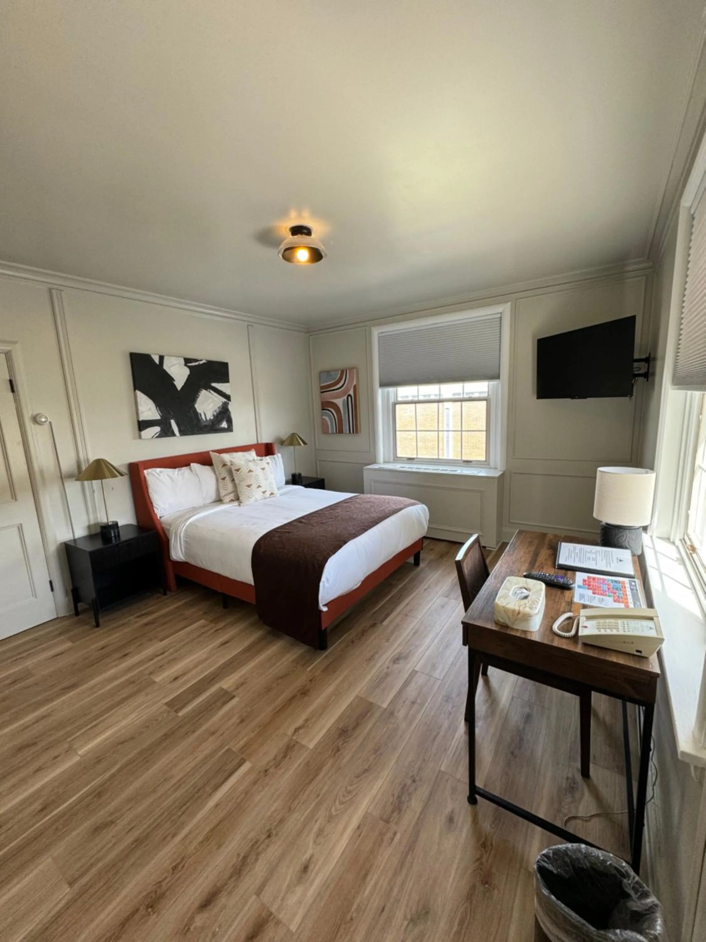 Bed in Spokane Club Hotel