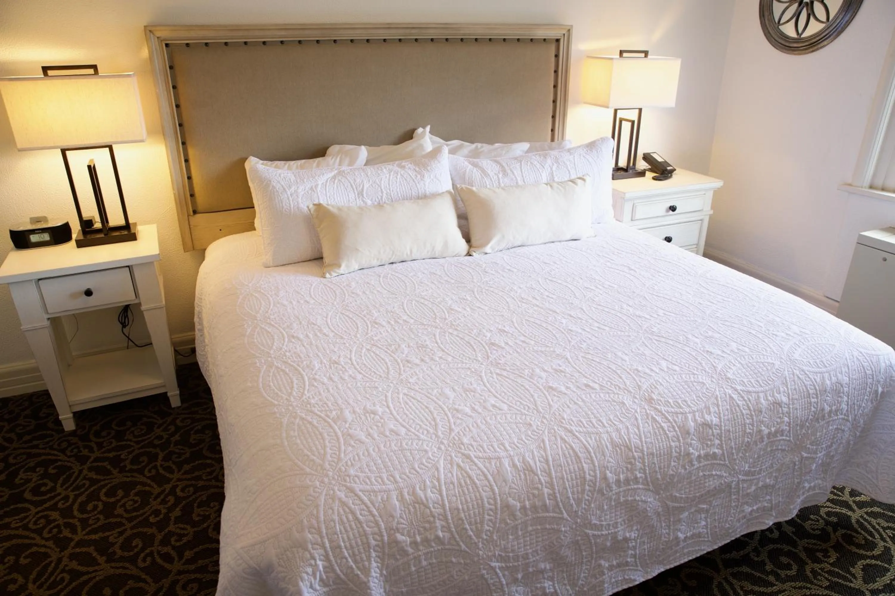 Bed in Spokane Club Hotel