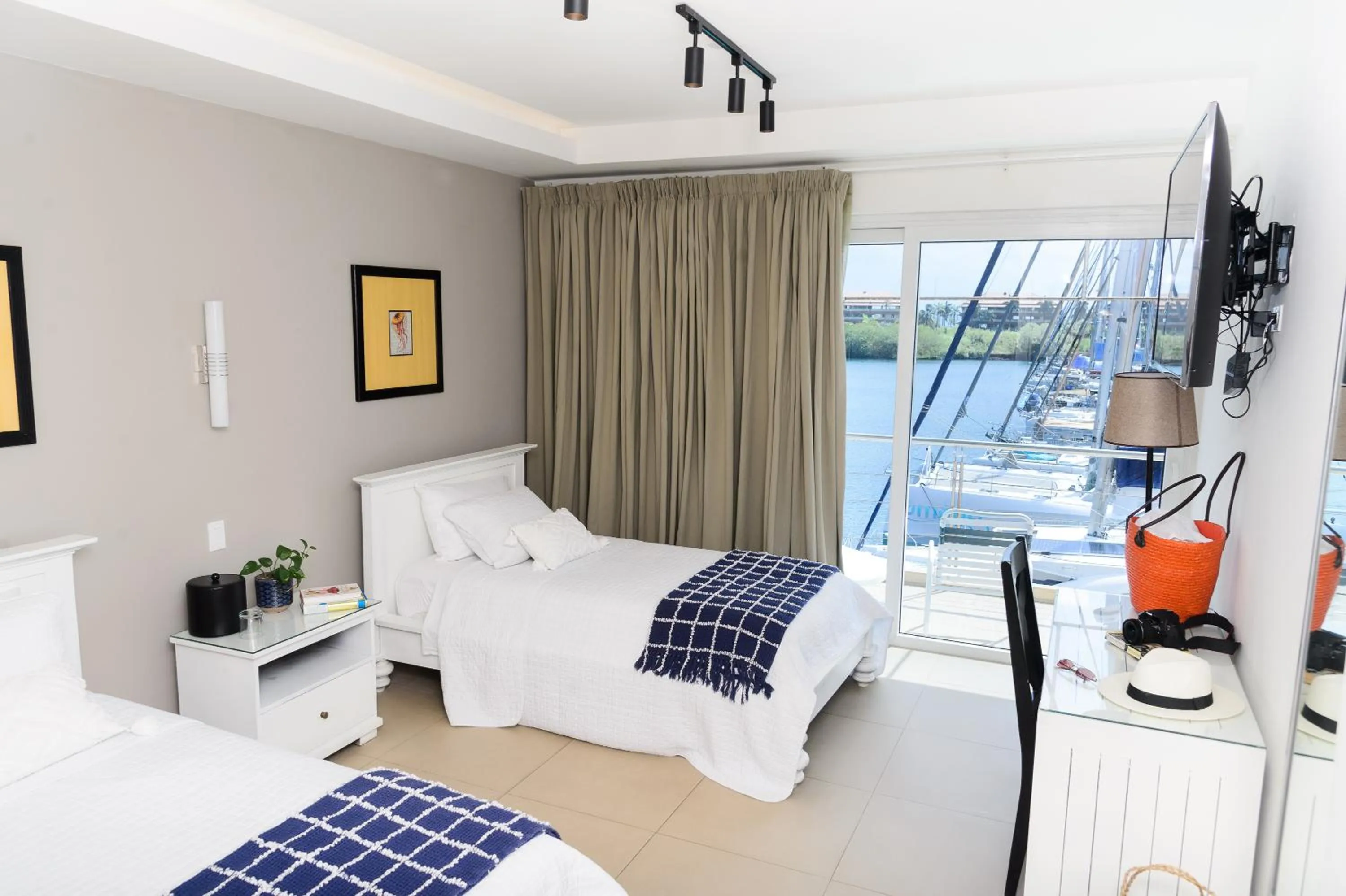 Bed in Marina Hotel at Shelter Bay