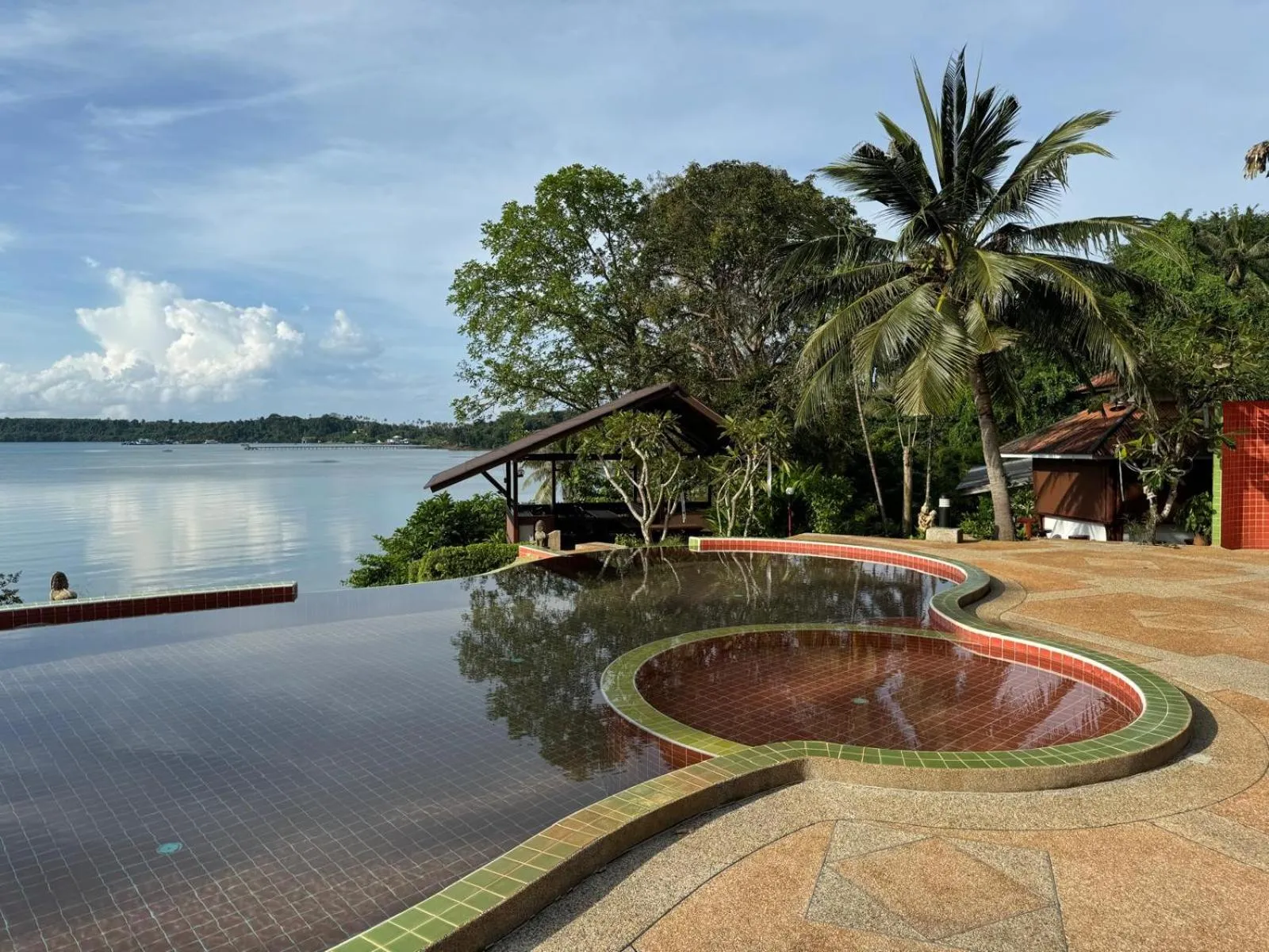 Swimming pool in Koh Mak Buri Hut Natural Resort