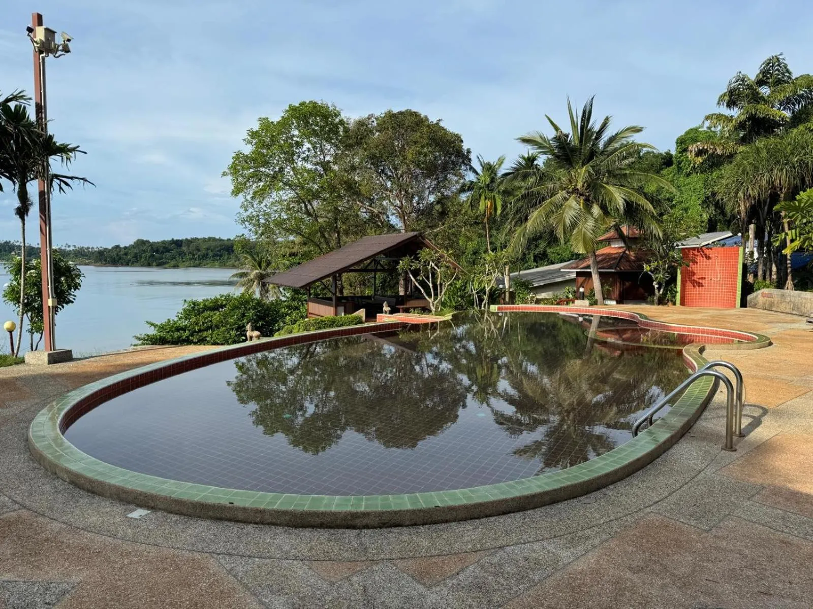 Swimming pool in Koh Mak Buri Hut Natural Resort