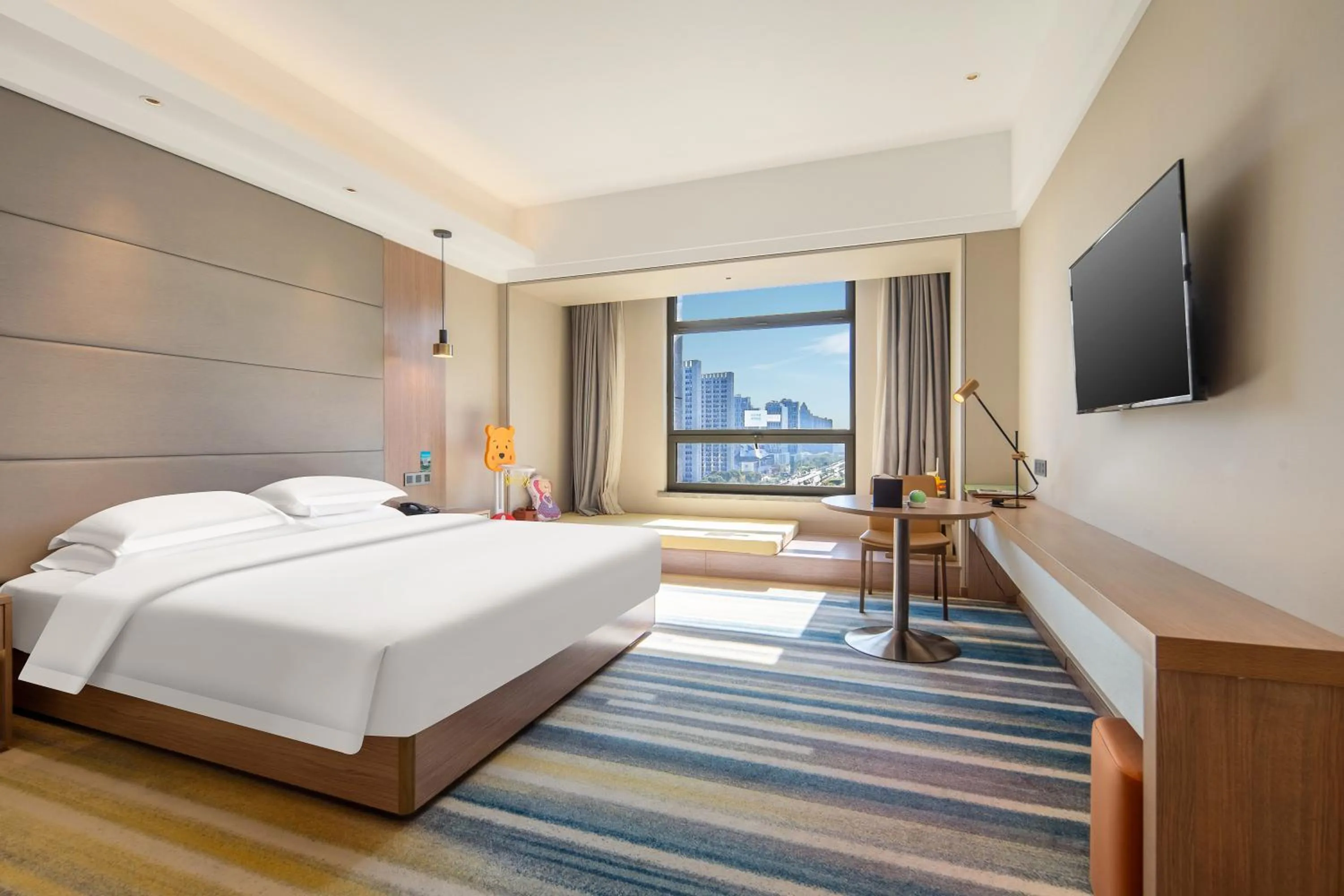 Bedroom, Bed in Holiday Inn Nantong Oasis International by IHG
