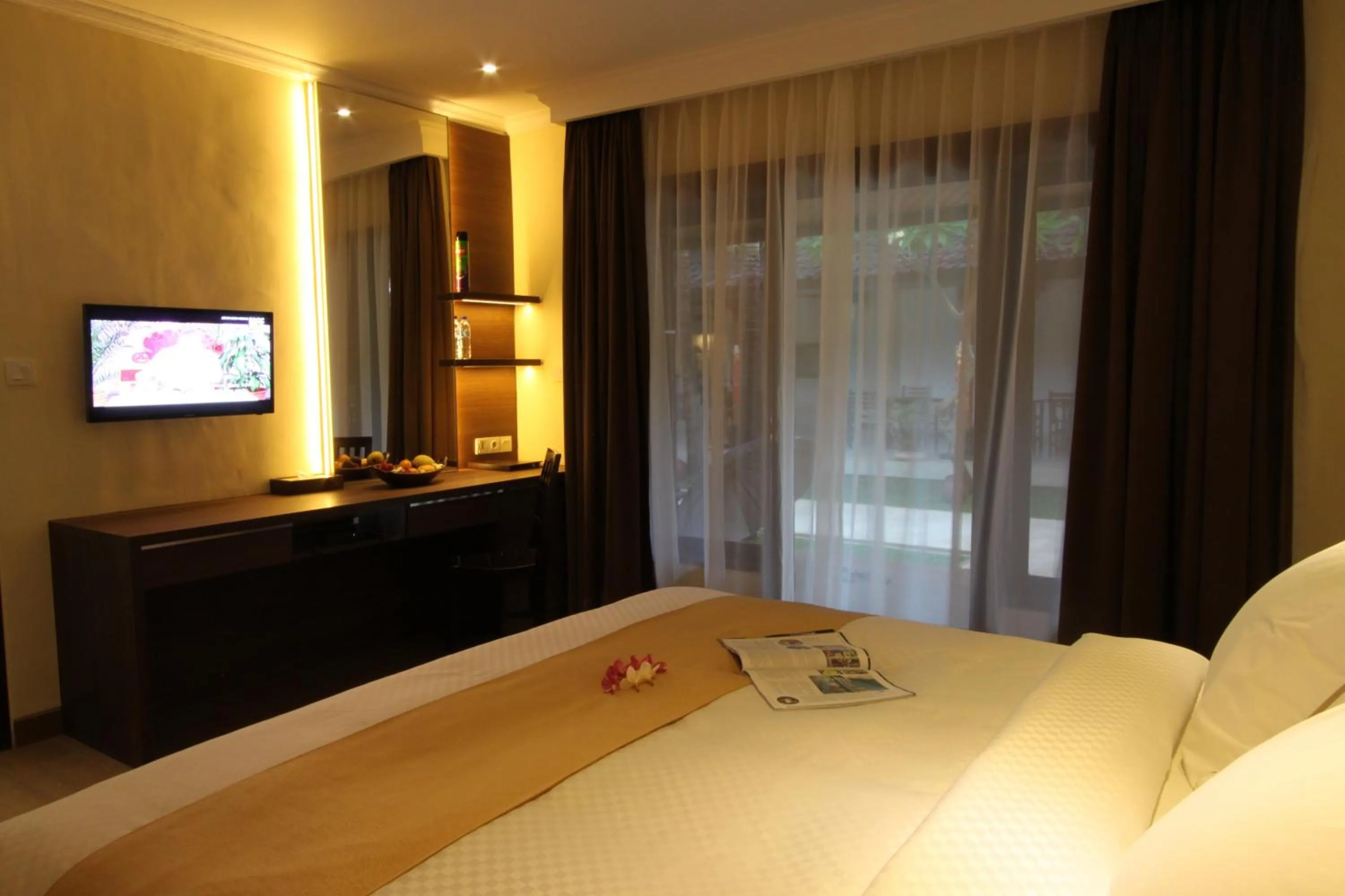 Bedroom, Bed in Hotel Melamun