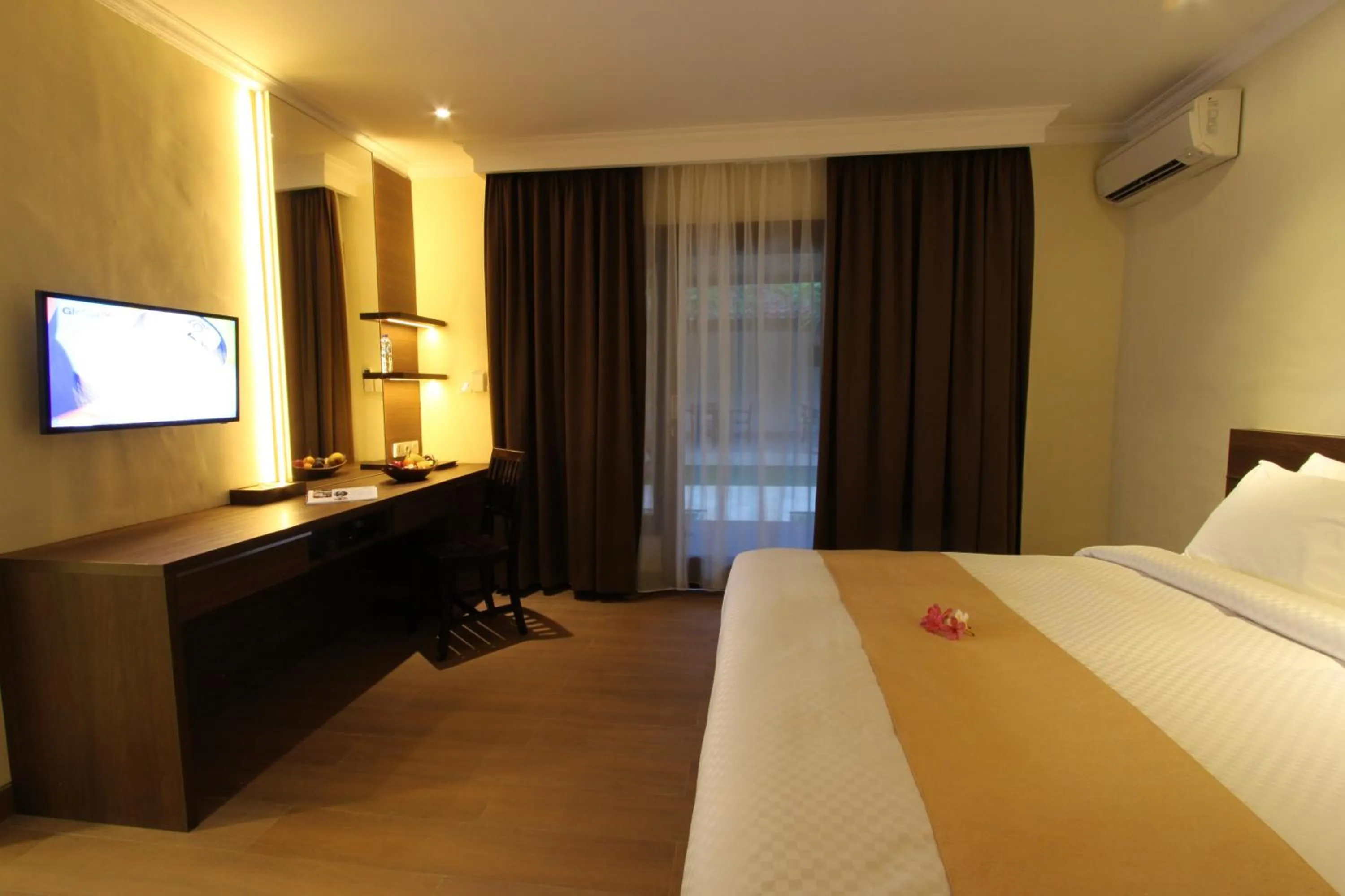 Bedroom, Bed in Hotel Melamun