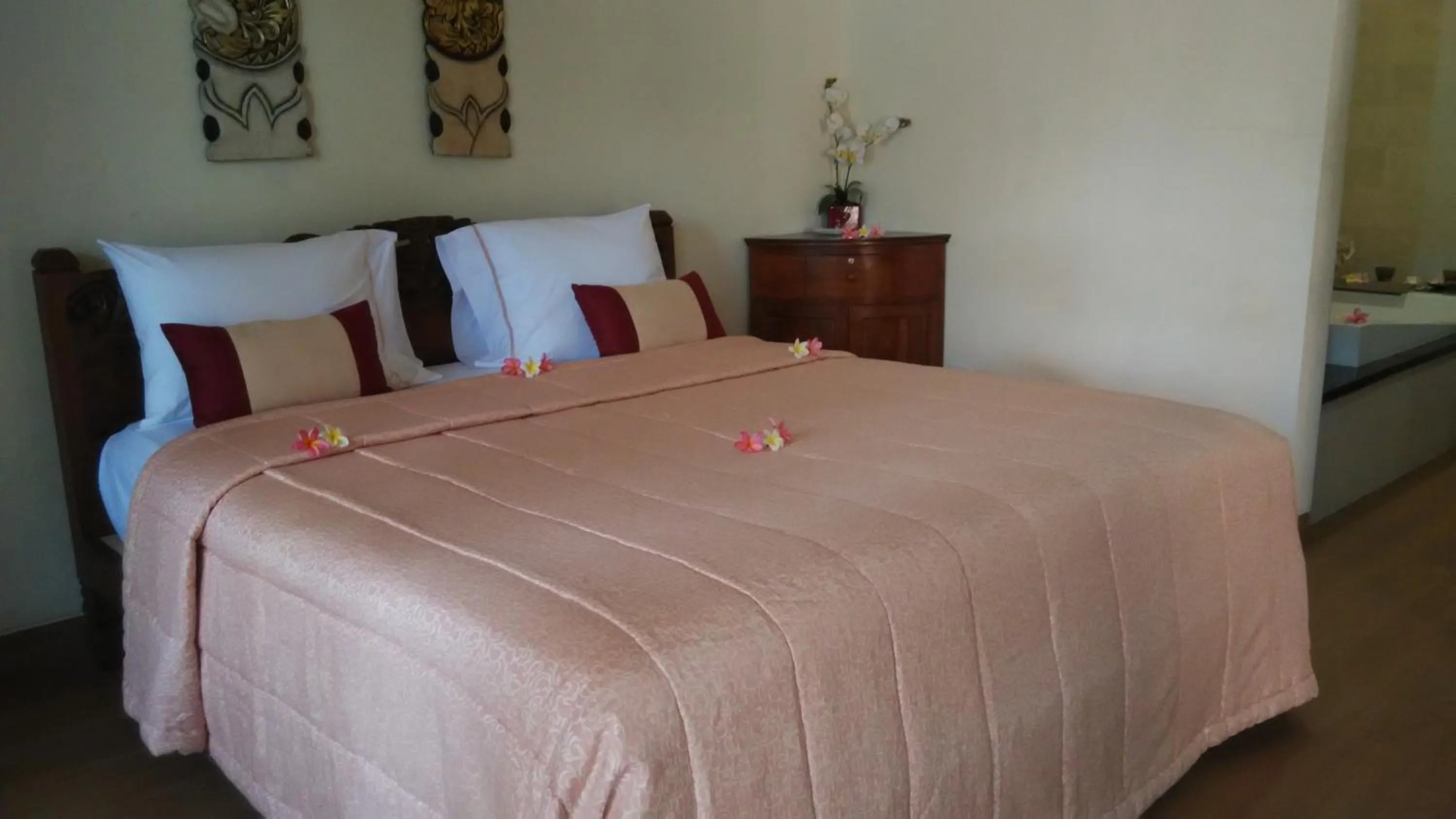 Bed in Hotel Melamun