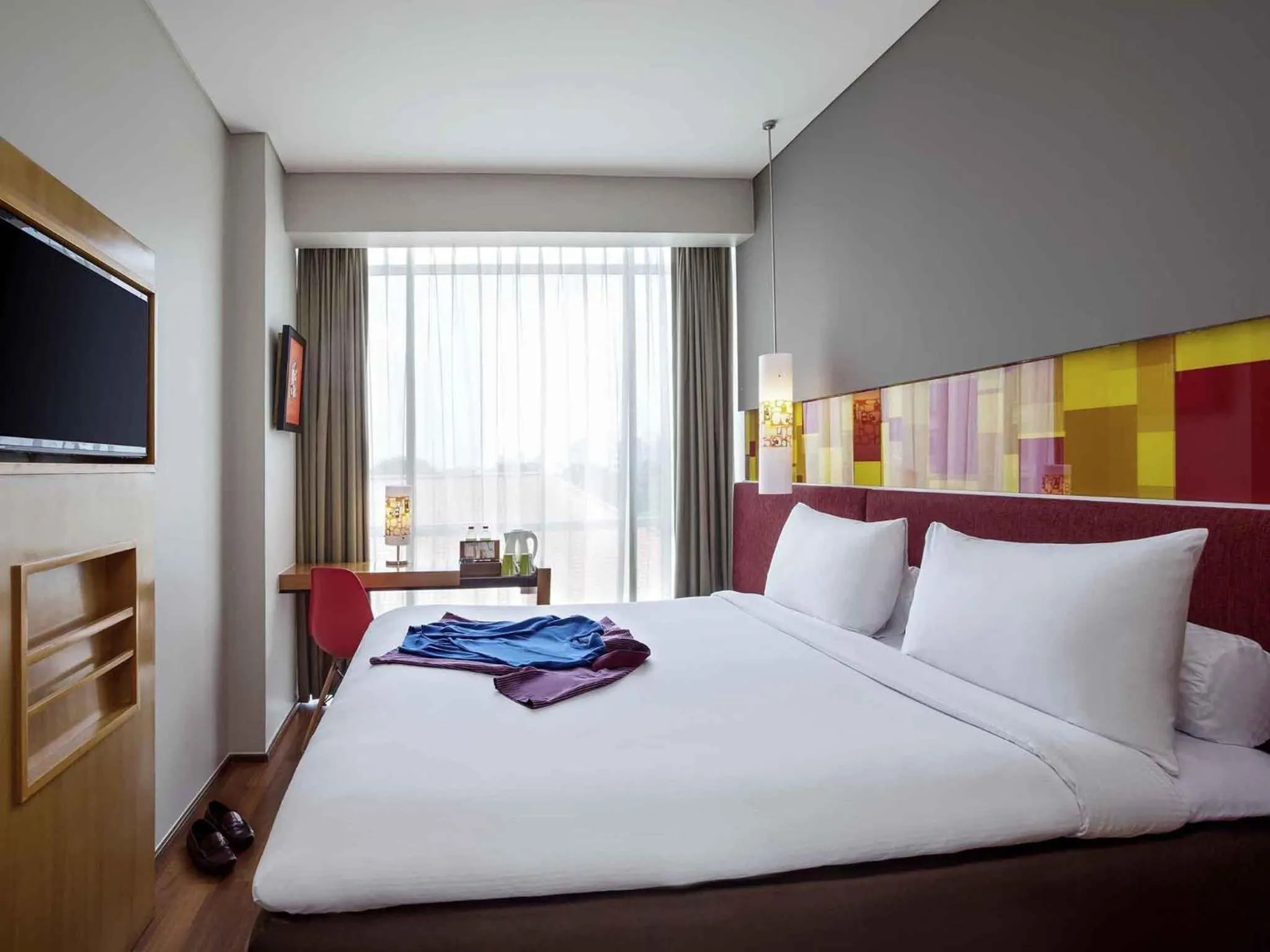 Bedroom, Bed in Ibis Styles Solo
