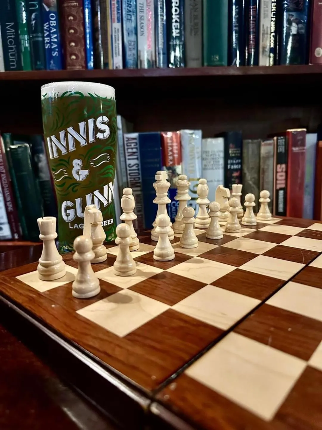Library in Torrs Warren Country House Hotel