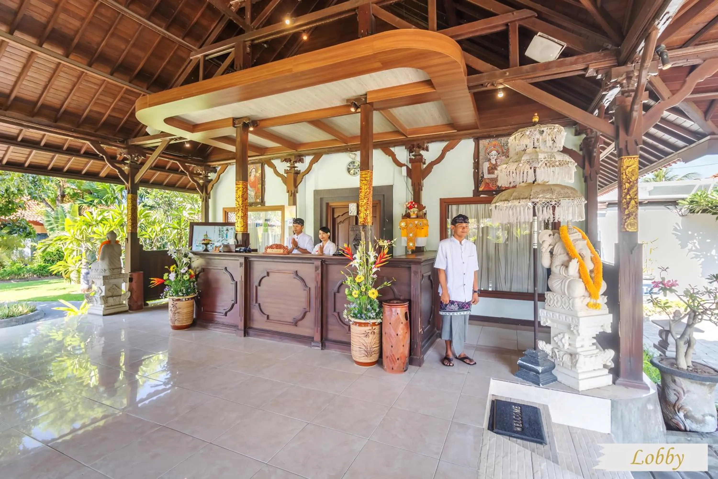 Lobby or reception in Adi Assri Beach Resorts And Spa Pemuteran