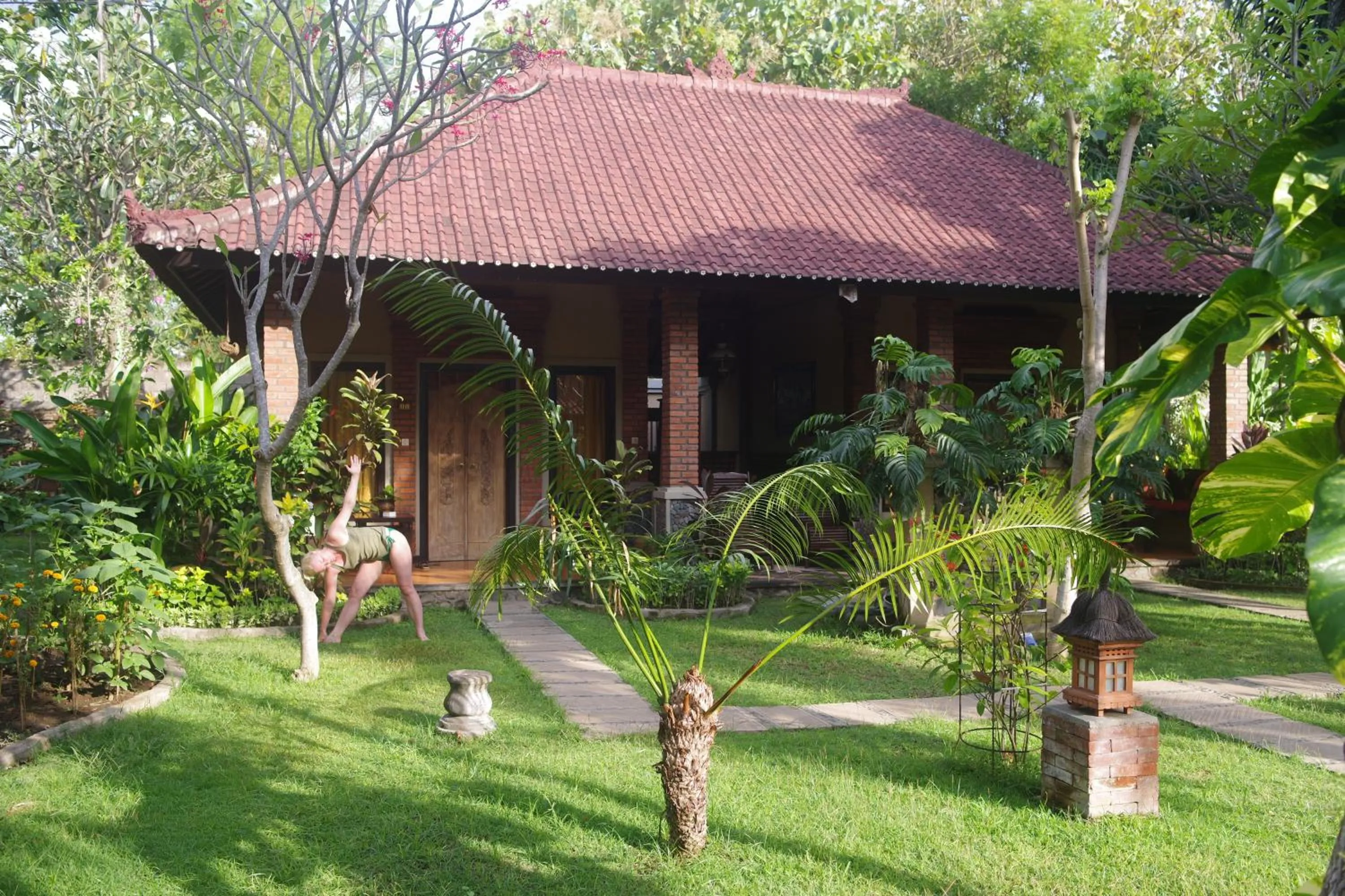 Garden in Tirta Sari Bungalow