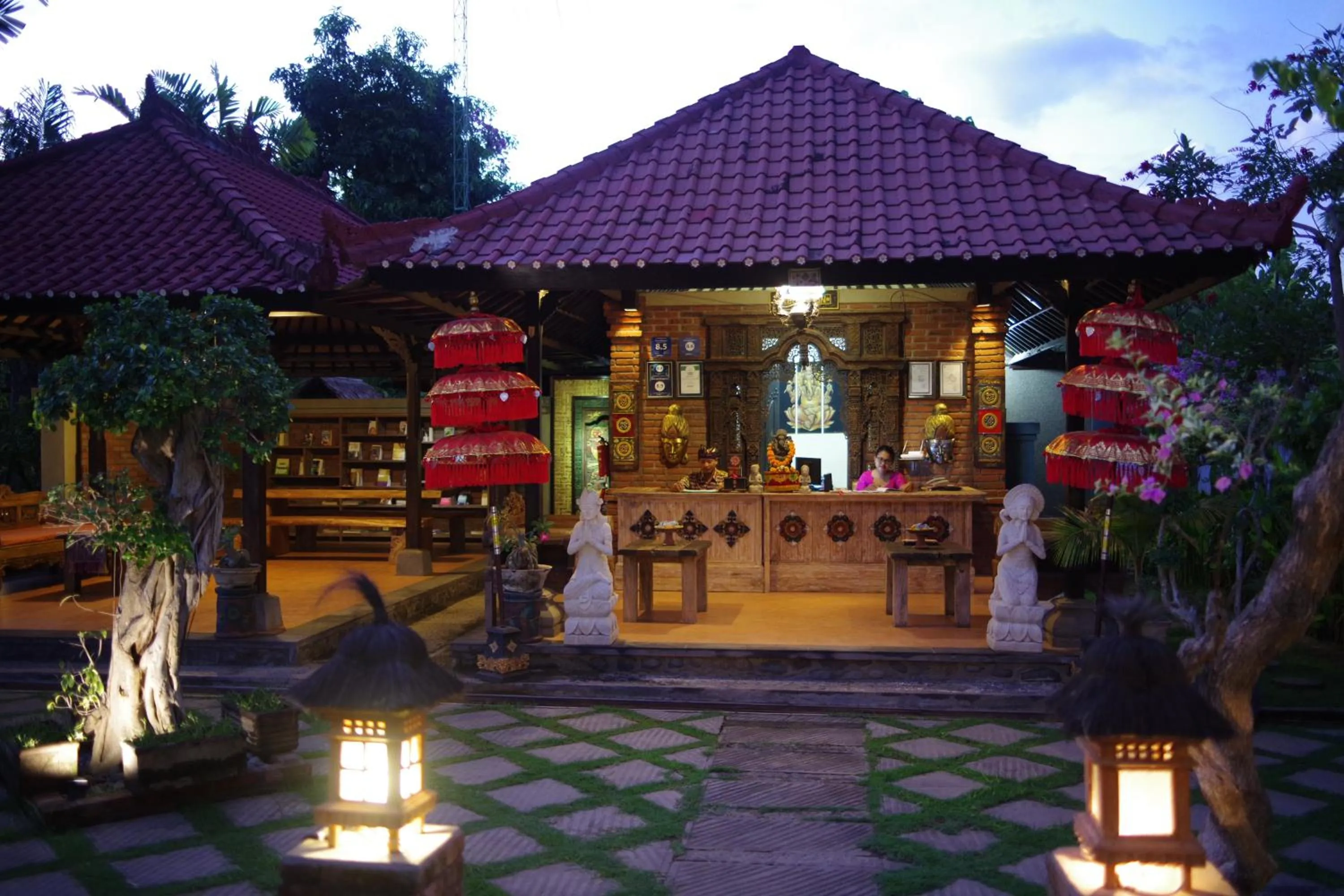 Lobby or reception in Tirta Sari Bungalow