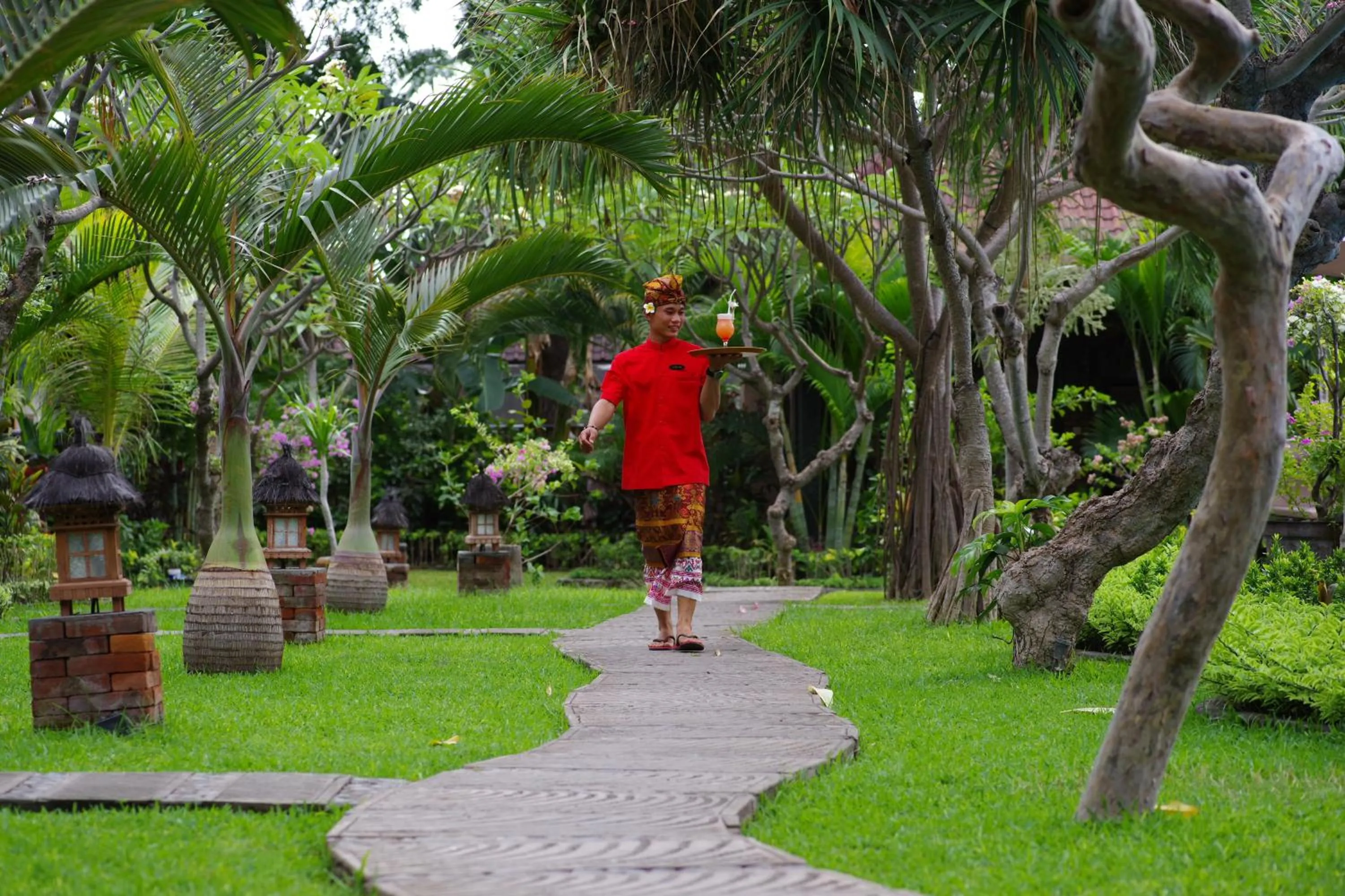 Staff in Tirta Sari Bungalow