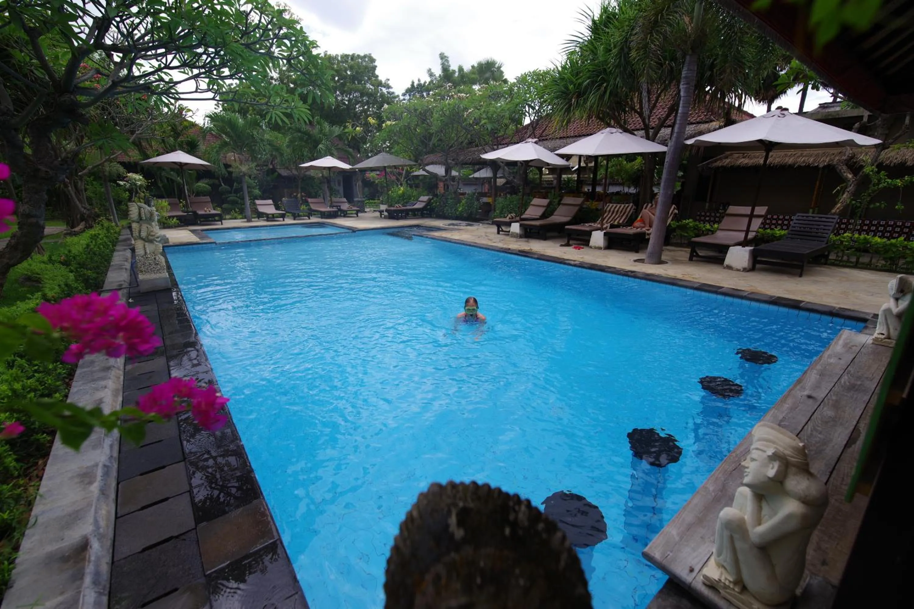 Swimming pool in Tirta Sari Bungalow