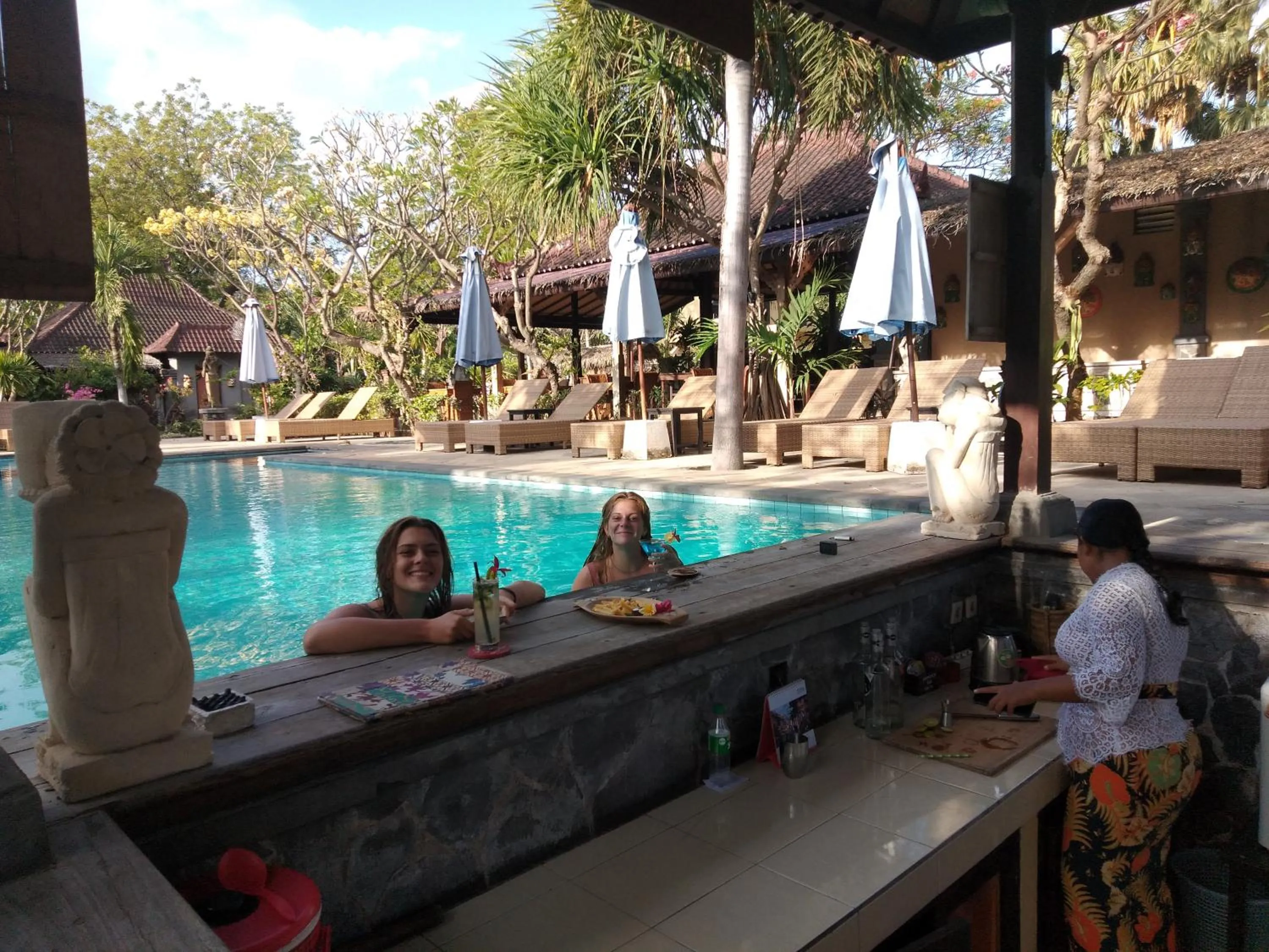 Staff in Tirta Sari Bungalow