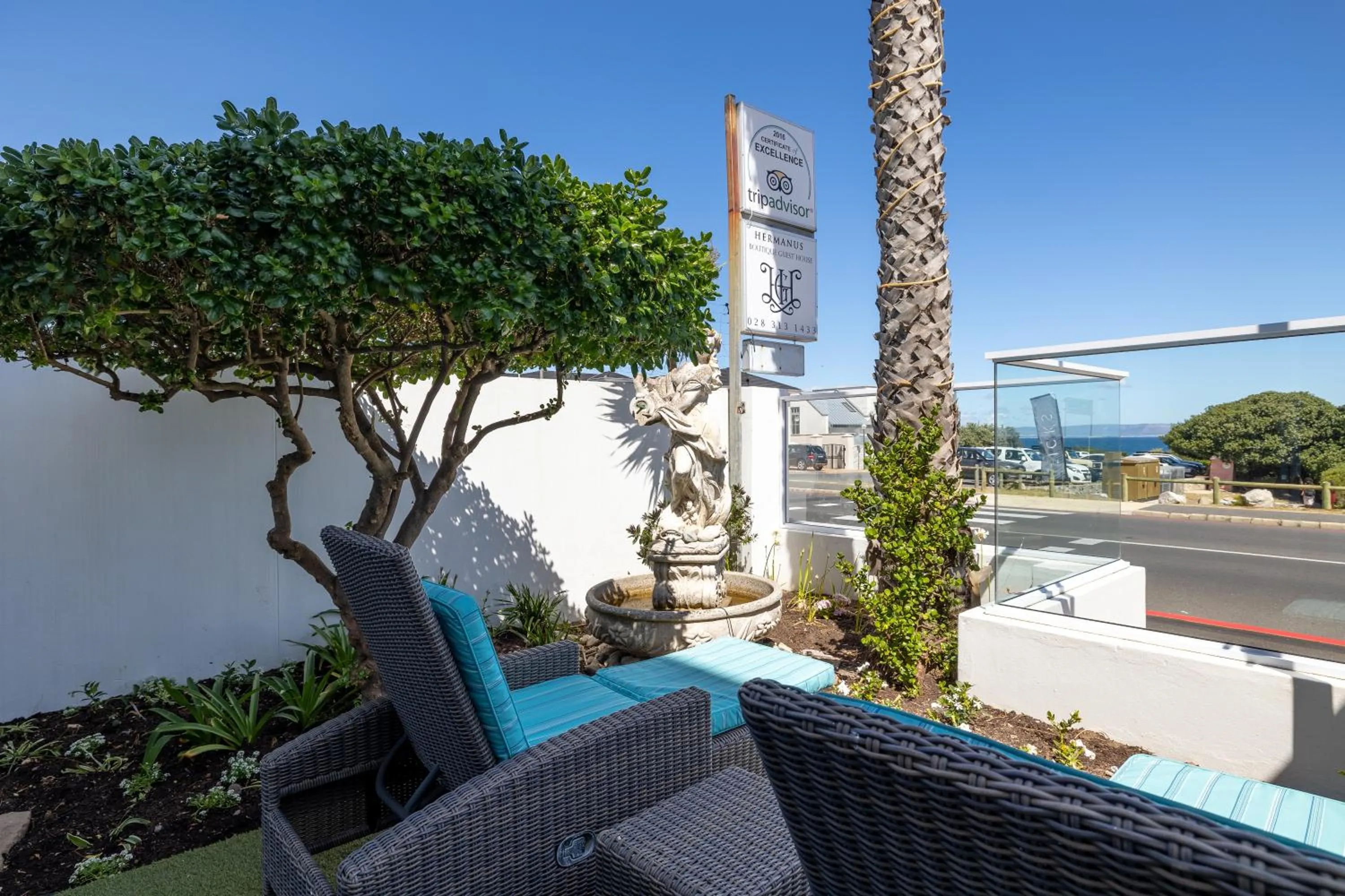 Seating area in Hermanus Boutique Guest House