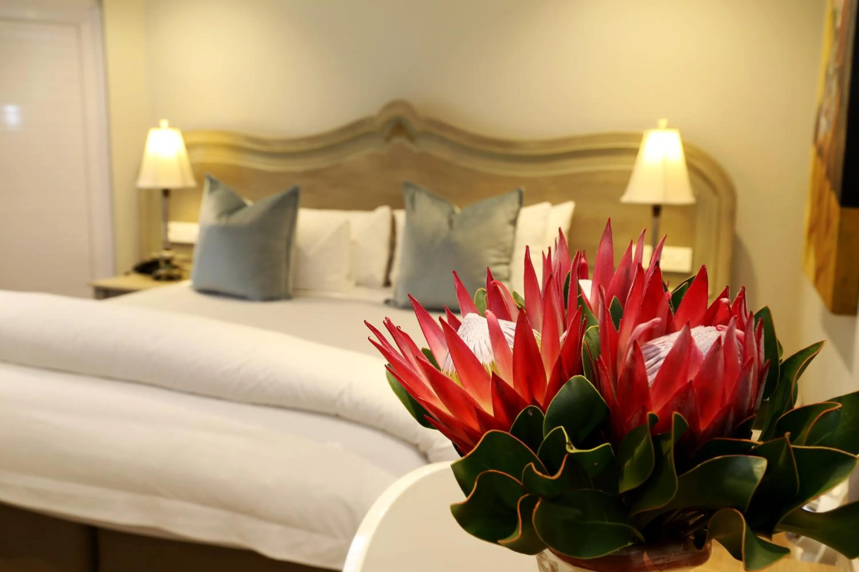 Decorative detail, Bed in Hermanus Boutique Guest House