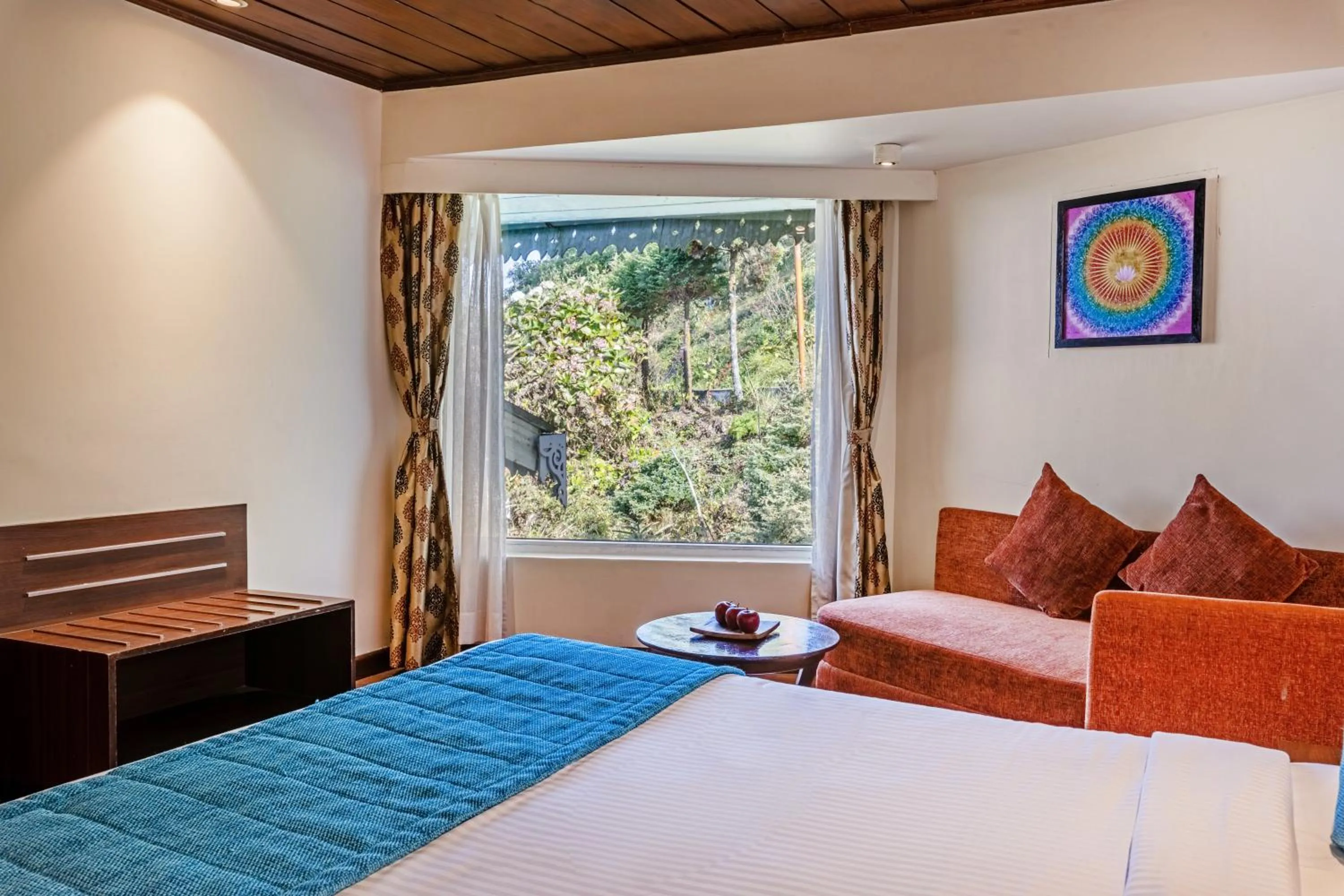 View (from property/room), Bed in Sterling Darjeeling